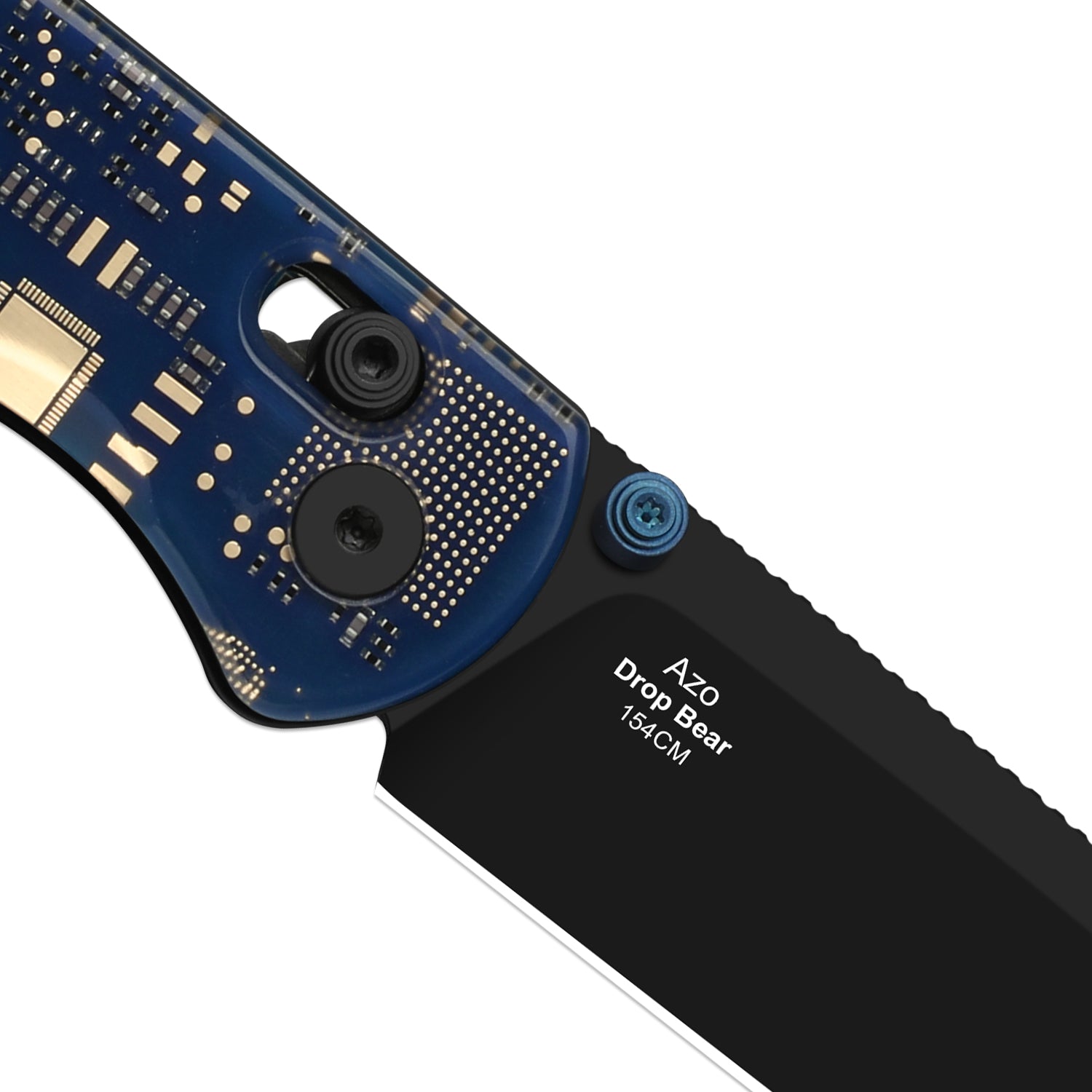 Drop Bear® PCB | Kizer Clutch Lock™ | 154CM | Resin & PCB | Black PVD Coating | KizerV™ 3619A22