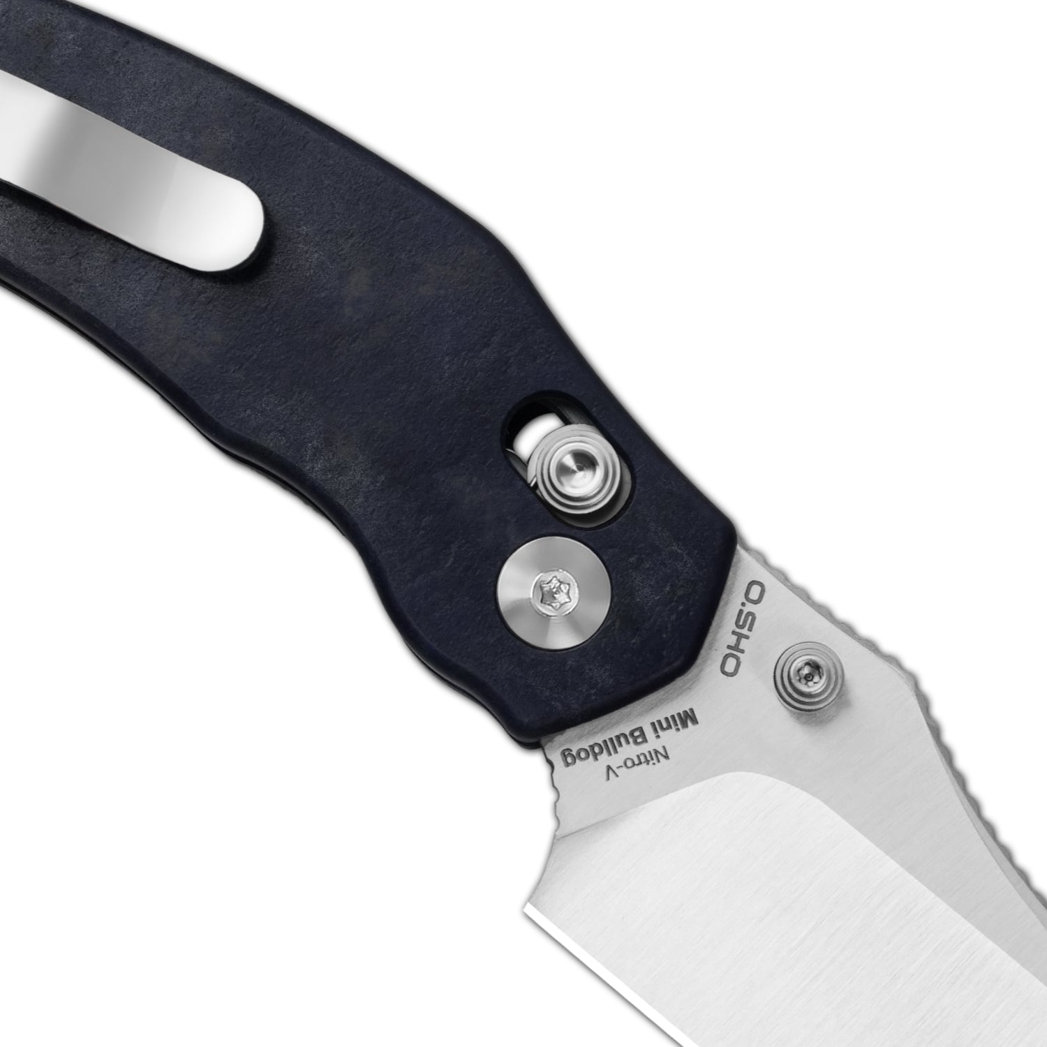 Mini Bulldog | Nitro-V | Richlite (Blue Canyon) | KizerV™ 3672SA3