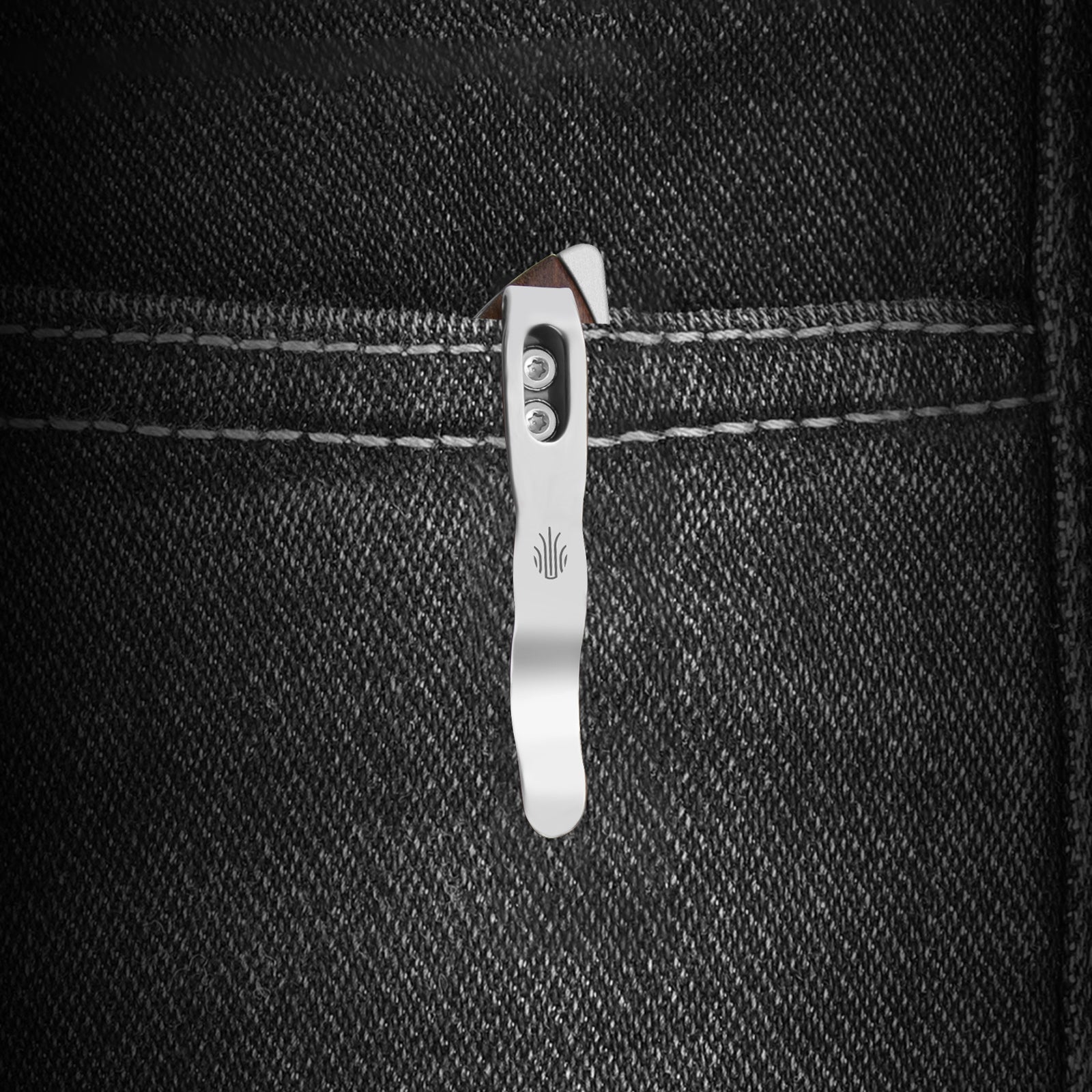 Spitfire | Vibrant Acid-Washed Finish | Damascus Steel | Aluminum & Mkuruti Wood | V3690A4