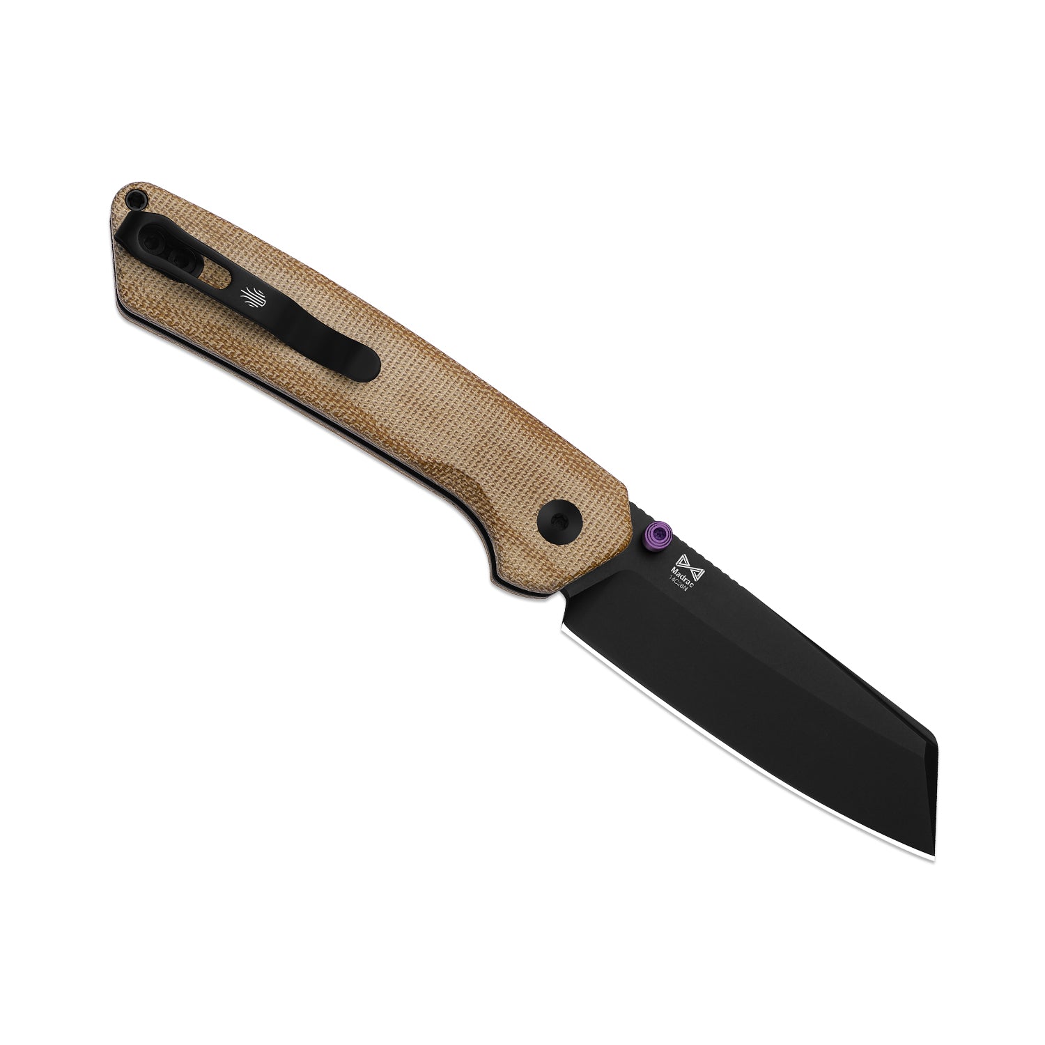 Madrac | Kizer Button Liner Lock™ | Norplex UltreX™ Micarta | 14C28N + Flat Grind | KizerV™ 3693BSA1