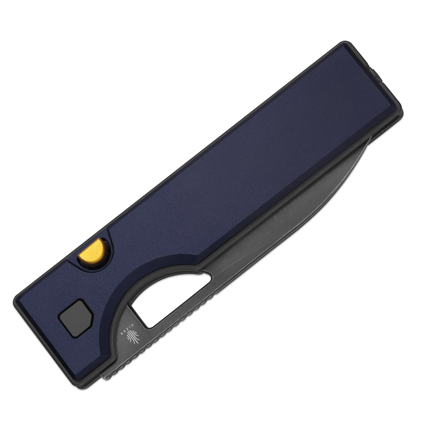 Little Ringbo | Kizer Button Liner Lock™ | Aluminum | AEB-L PVD Coating & Stonewashed | KizerV™ 3708A3