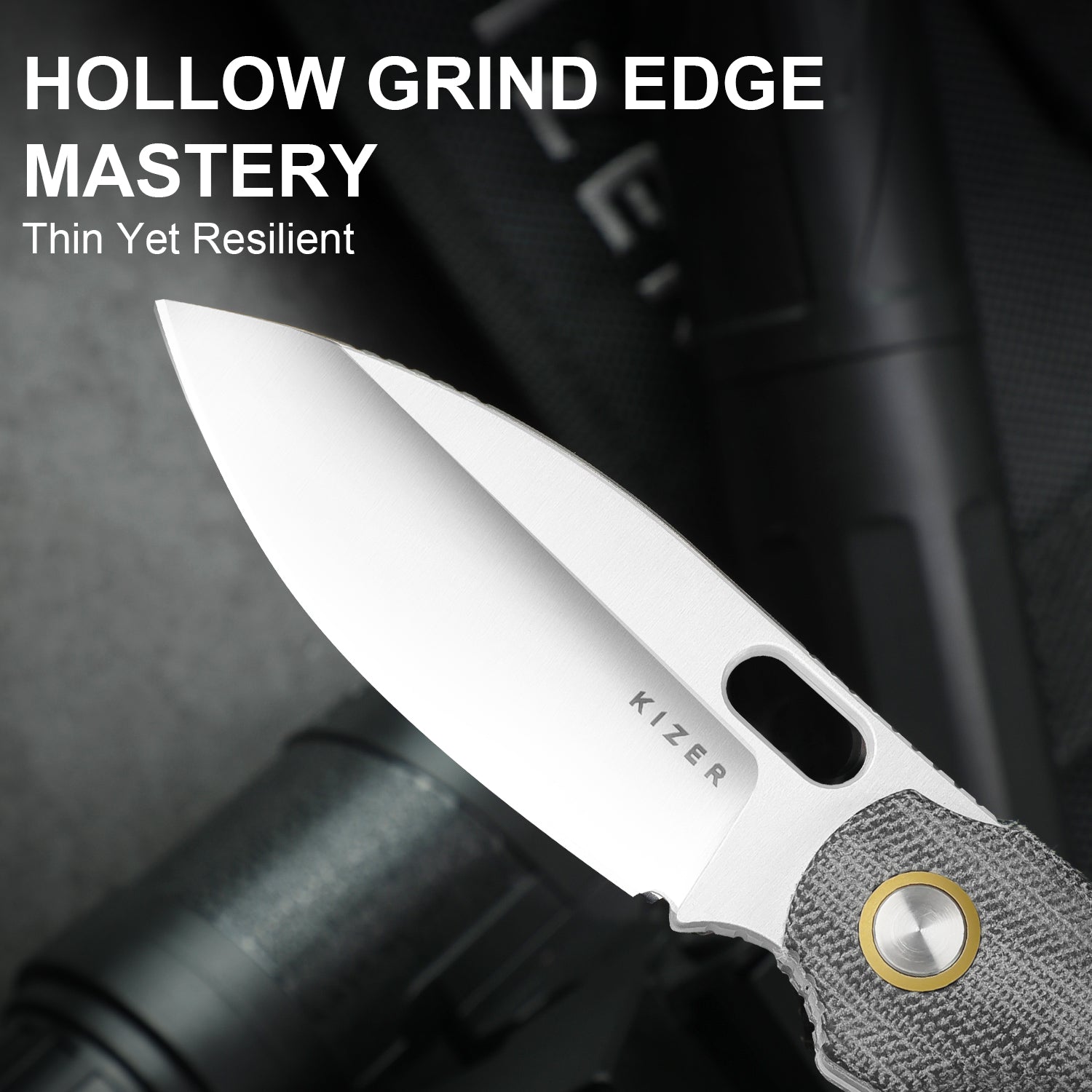 Seagull | 14C28N | Micarta | KizerV™ 3770A1