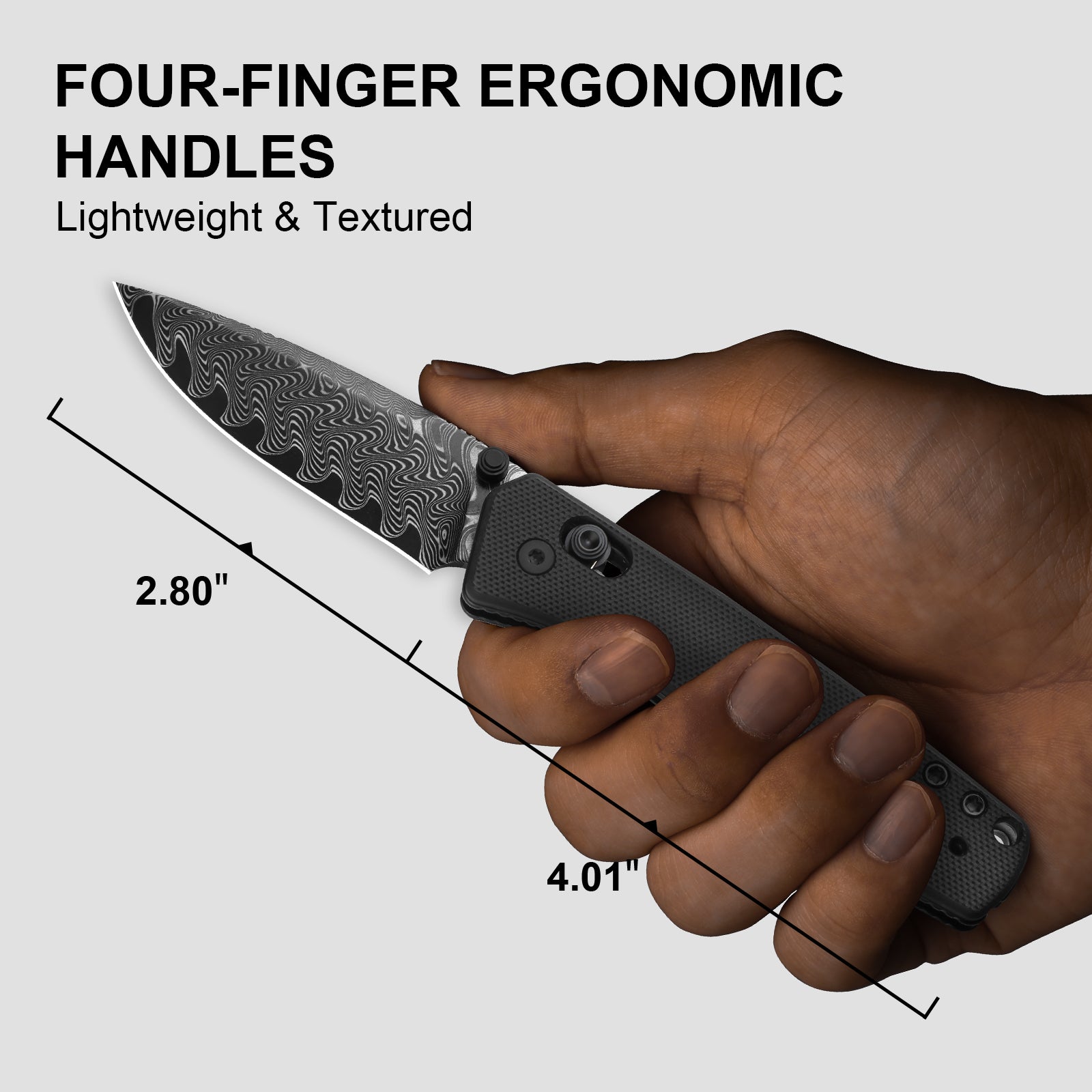 Aegis | Kizer Clutch Lock™ | Damascus | G10 | KizerV™ 3774A2