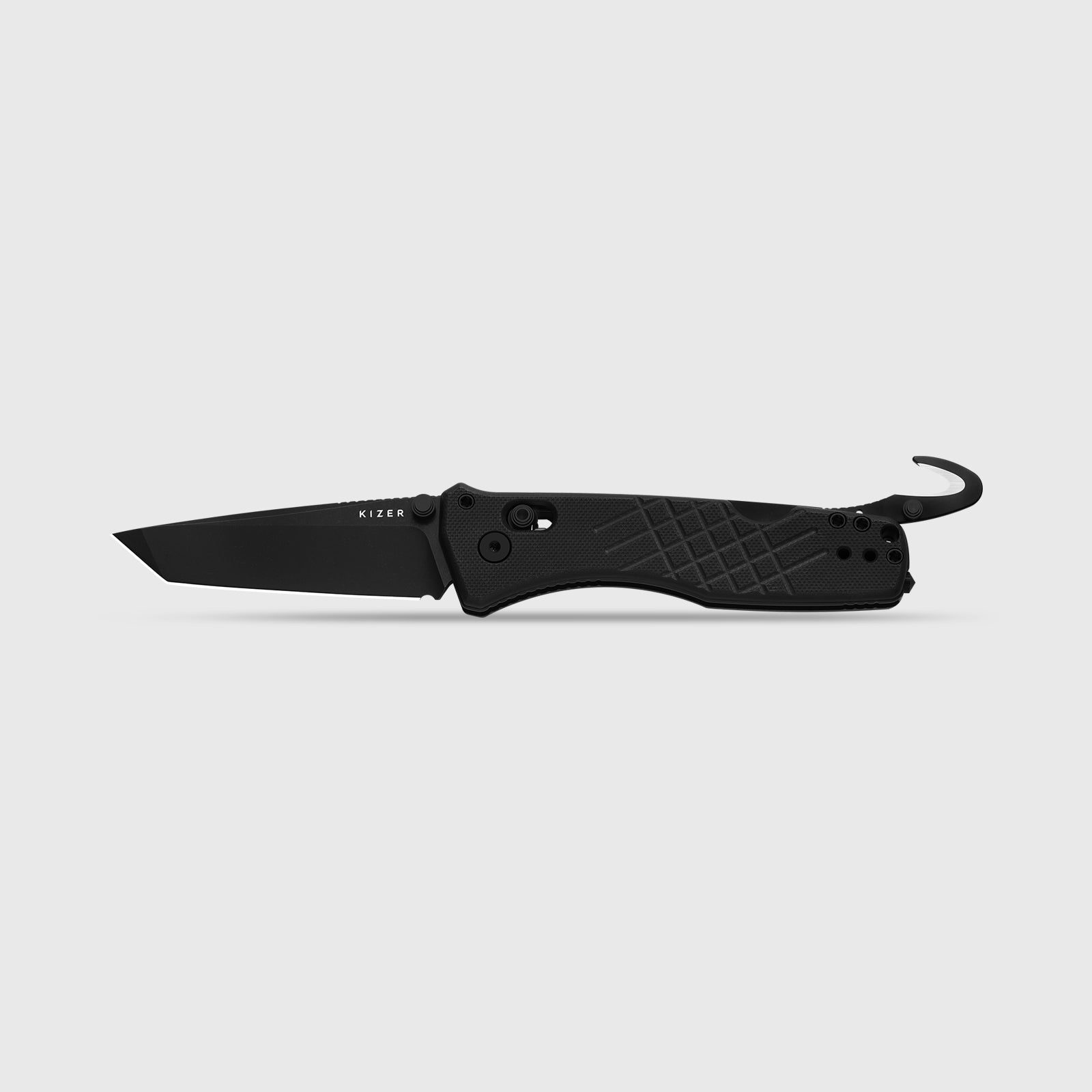 Aegis T | Kizer Clutch Lock™ | Tanto | Rescue Hook & Glass Breaker | KizerV™ 3774CTA1