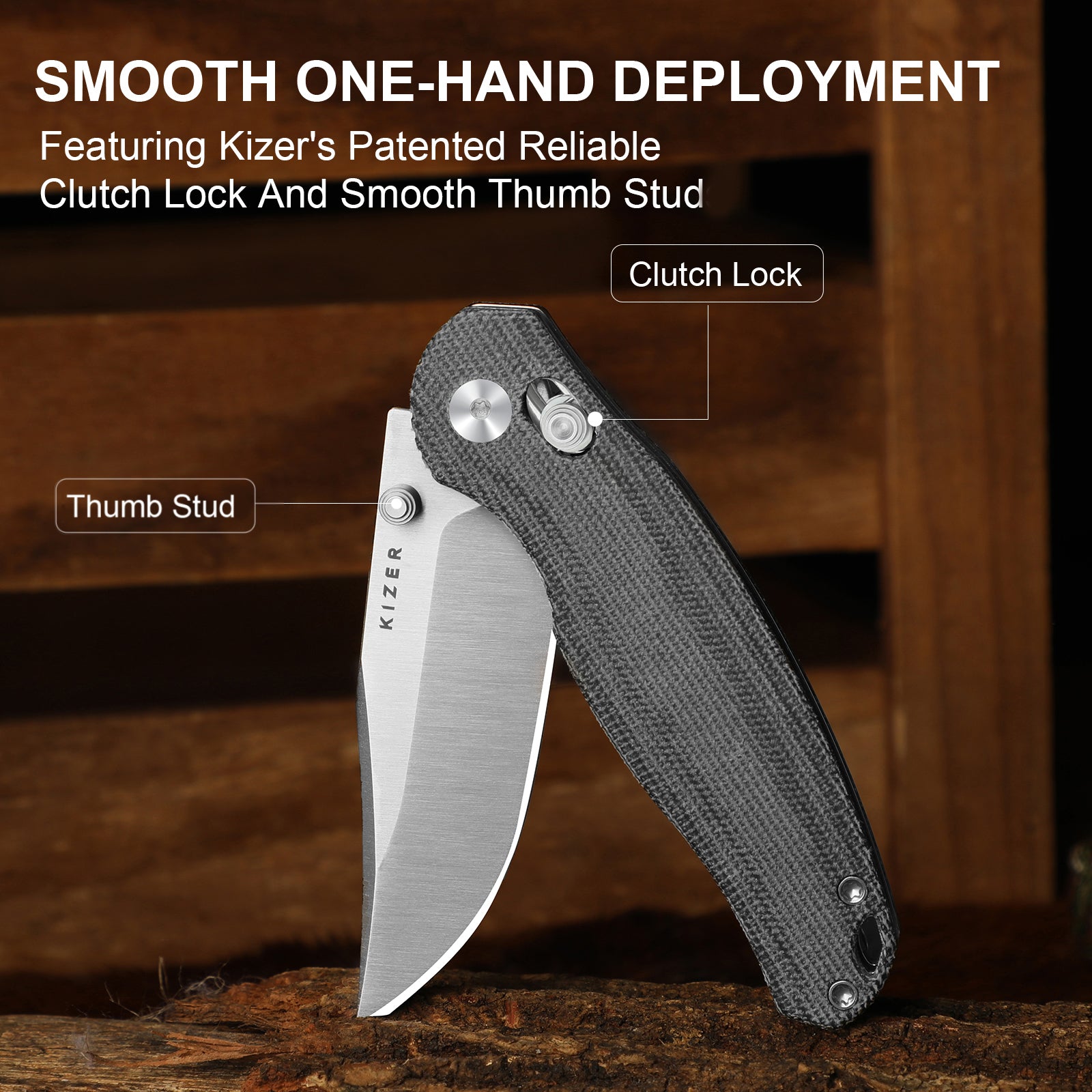 Phoca CC | AEB-L | Norplex UltreX Micarta | KizerV™ 3780A3