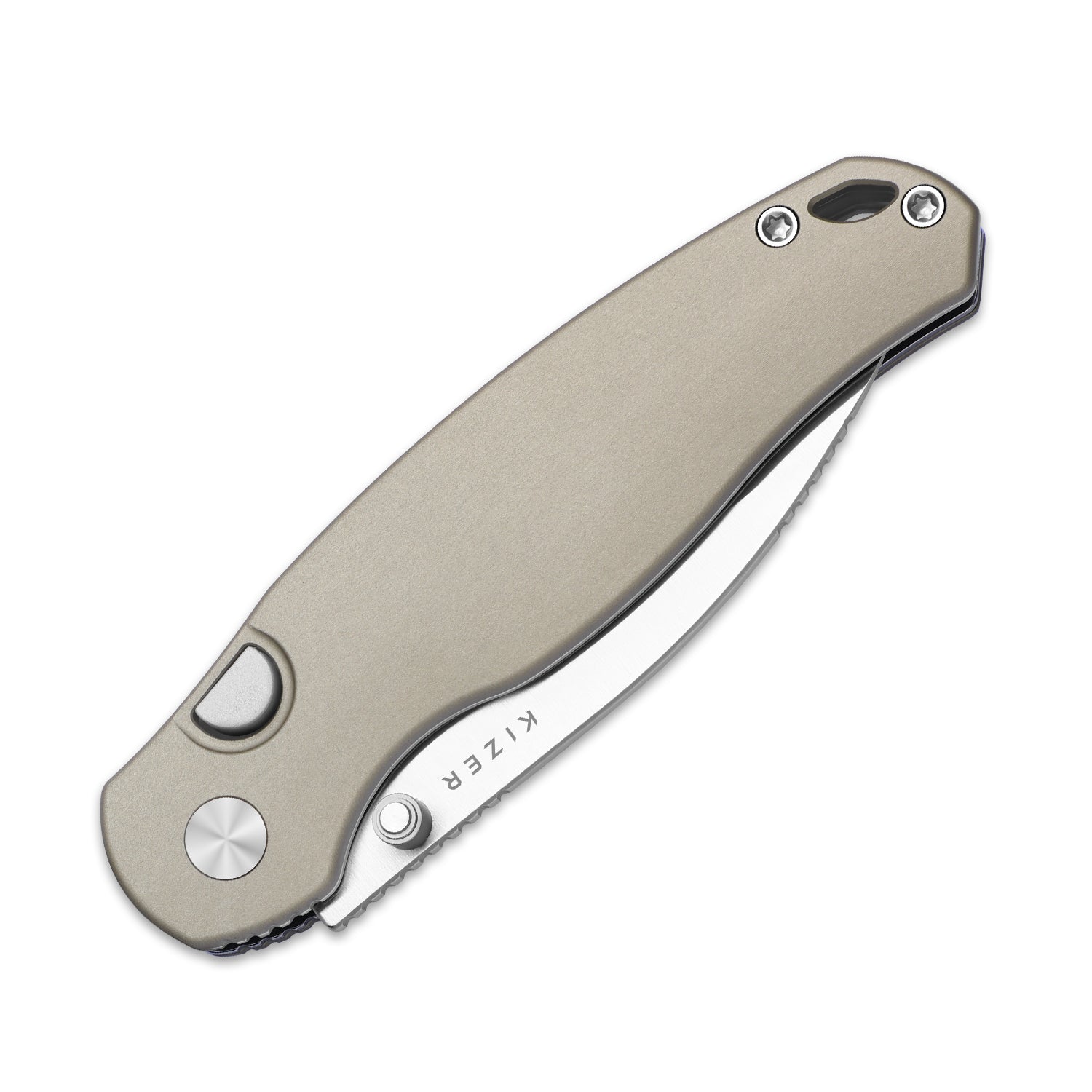 Phoca BD | Kizer Button Liner Lock™ | 14C28N | Aluminum | KizerV™ 3781BDA2