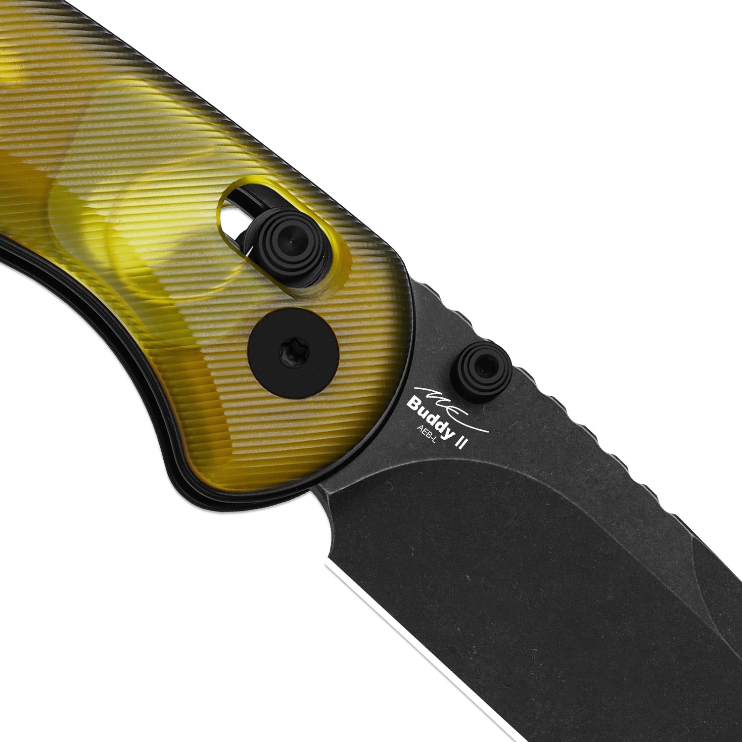 Buddy II | Kizer Clutch Lock™ | PEI | AEB-L PVD Coating & Stonewashed | KizerV™ 3790A1