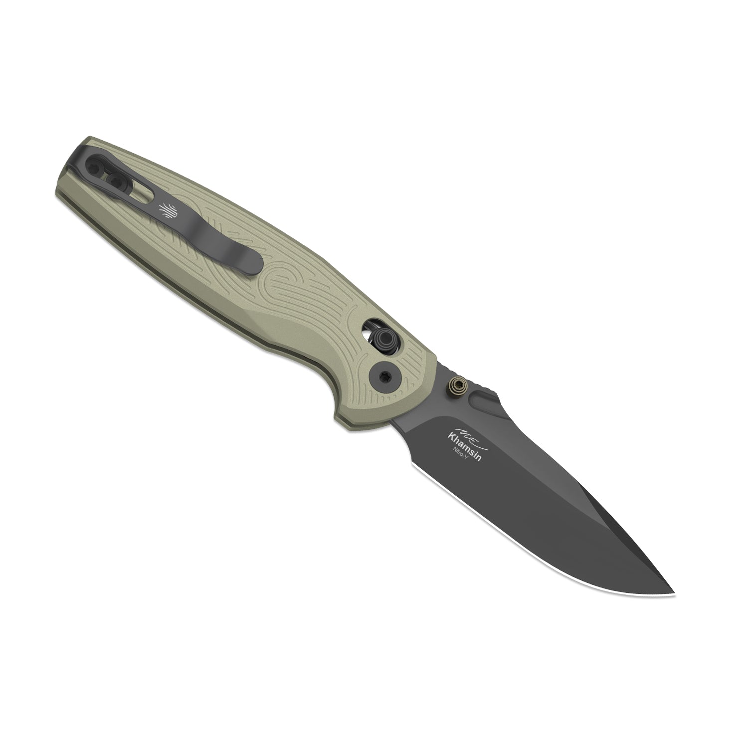 Khamsin | Kizer Clutch Lock™ | Nitro-V | Sandstorm Aluminum | Satin Finish | KizerV™ 3791A1