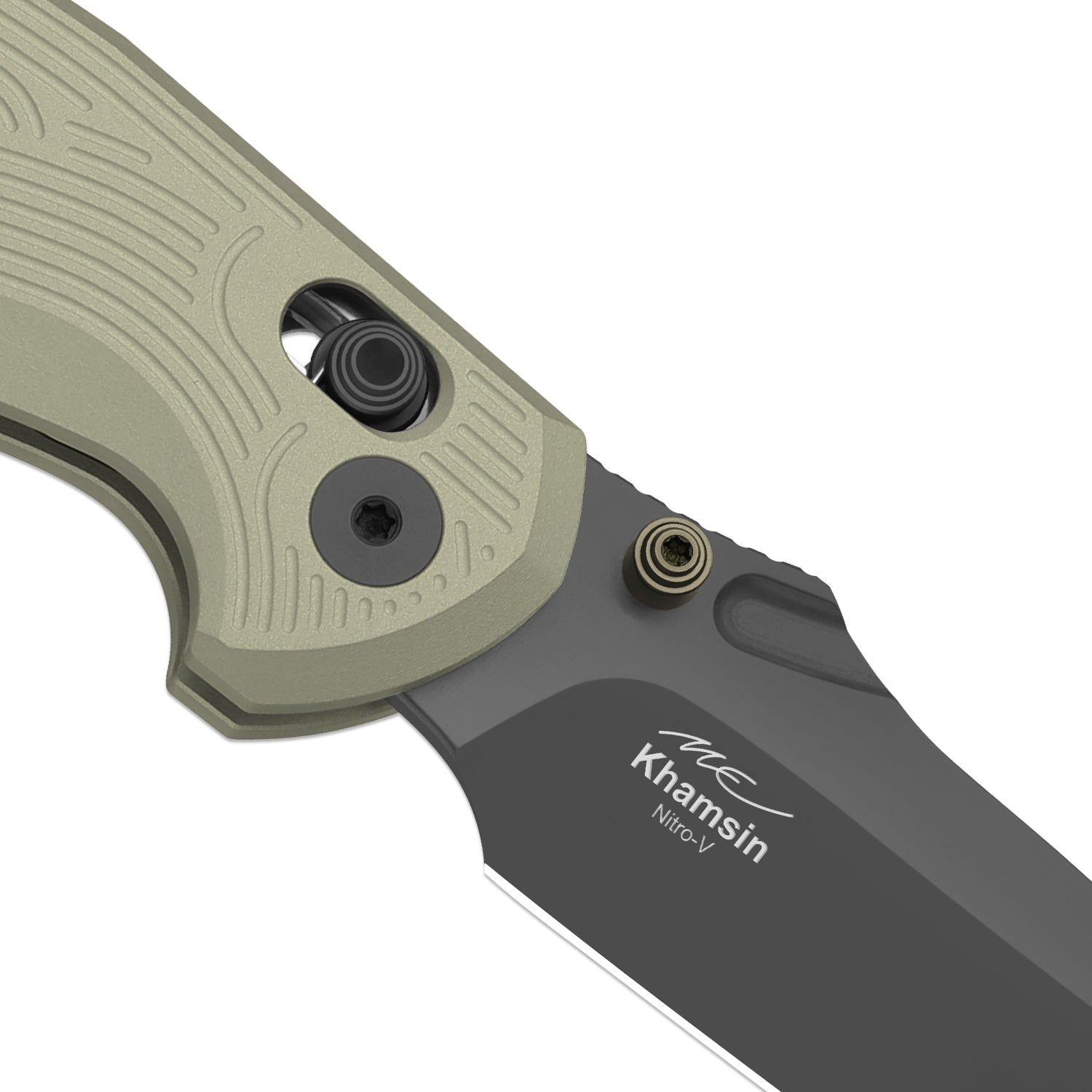 Khamsin | Kizer Clutch Lock™ | Nitro-V | Sandstorm Aluminum | Satin Finish | KizerV™ 3791A1