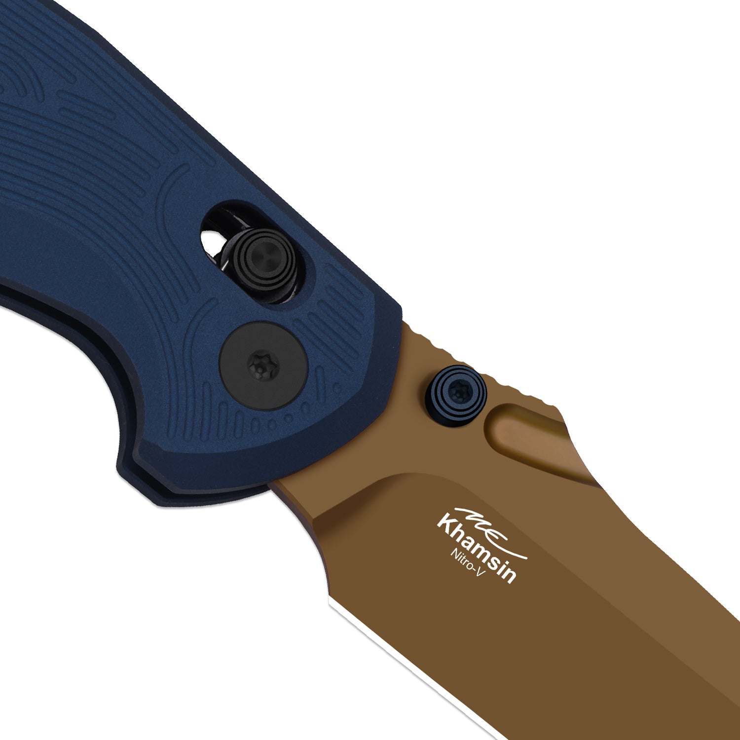 Khamsin | Kizer Clutch Lock™ | Nitro-V | Sandstorm Aluminum | Sunset Metal PVD Finish | KizerV™ 3791A2
