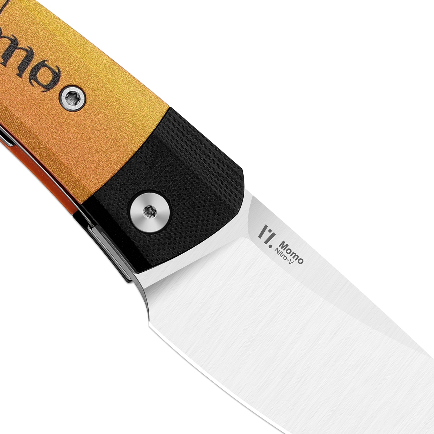 Kizer MOMO Nozhikov Exclusive – Nitro-V Satin Blade & G10 Printed Handle