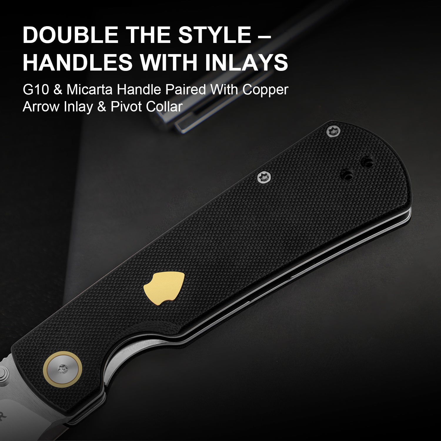 Retro | Nitro-V | G10 & Brass | KizerV™ 4726A2