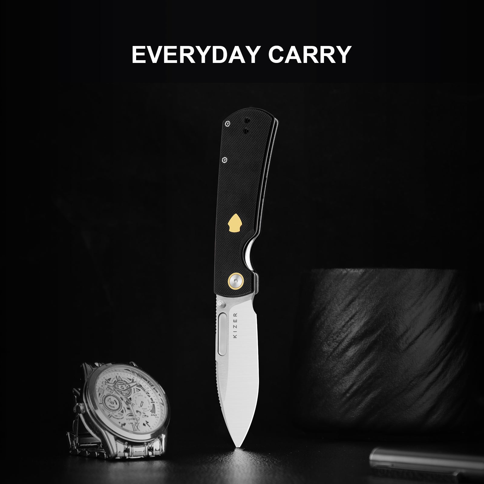 Retro | Nitro-V | G10 & Brass | KizerV™ 4726A2