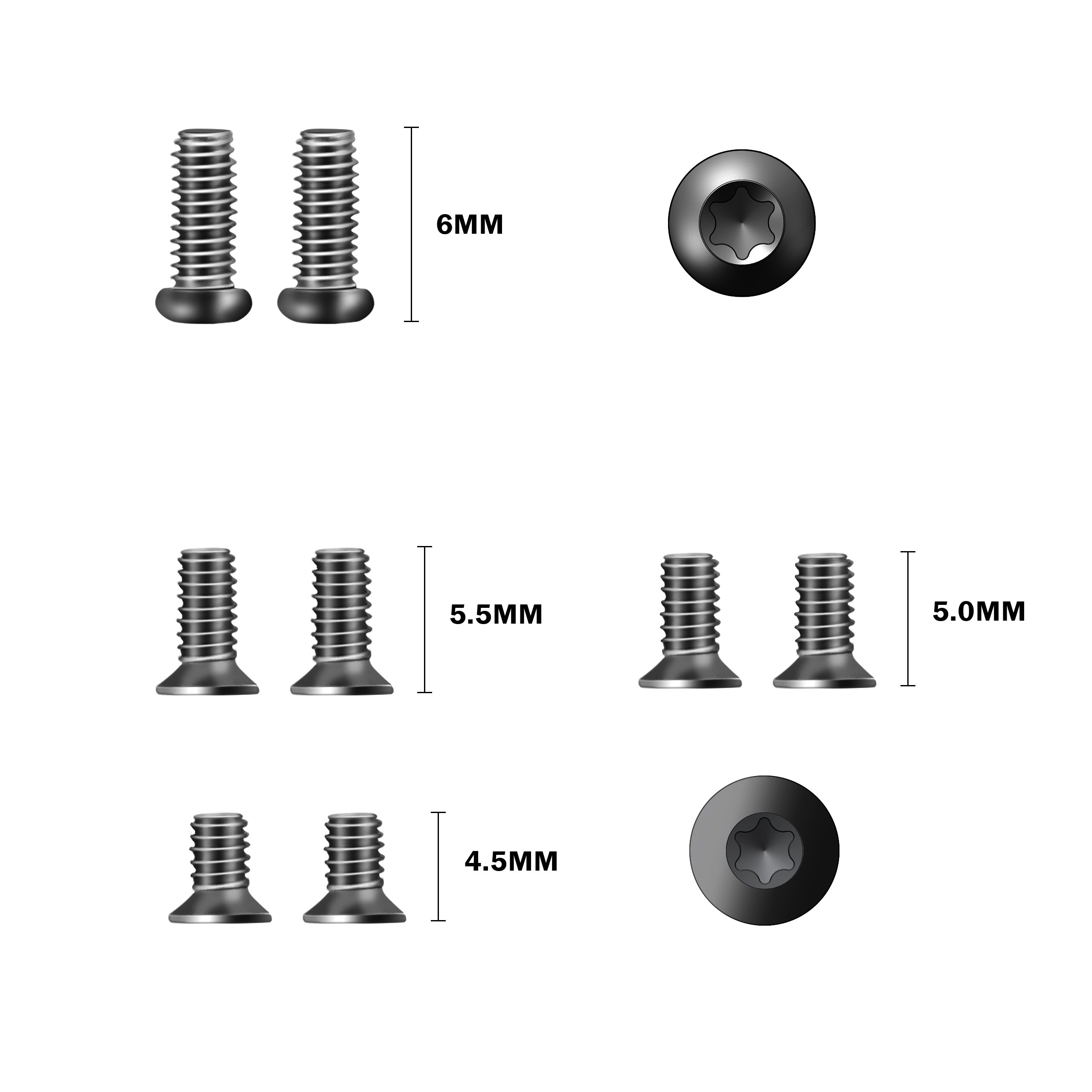 Kizer Deep Carry Pocket Clip Black Color with Screws for EDC Knife VS201