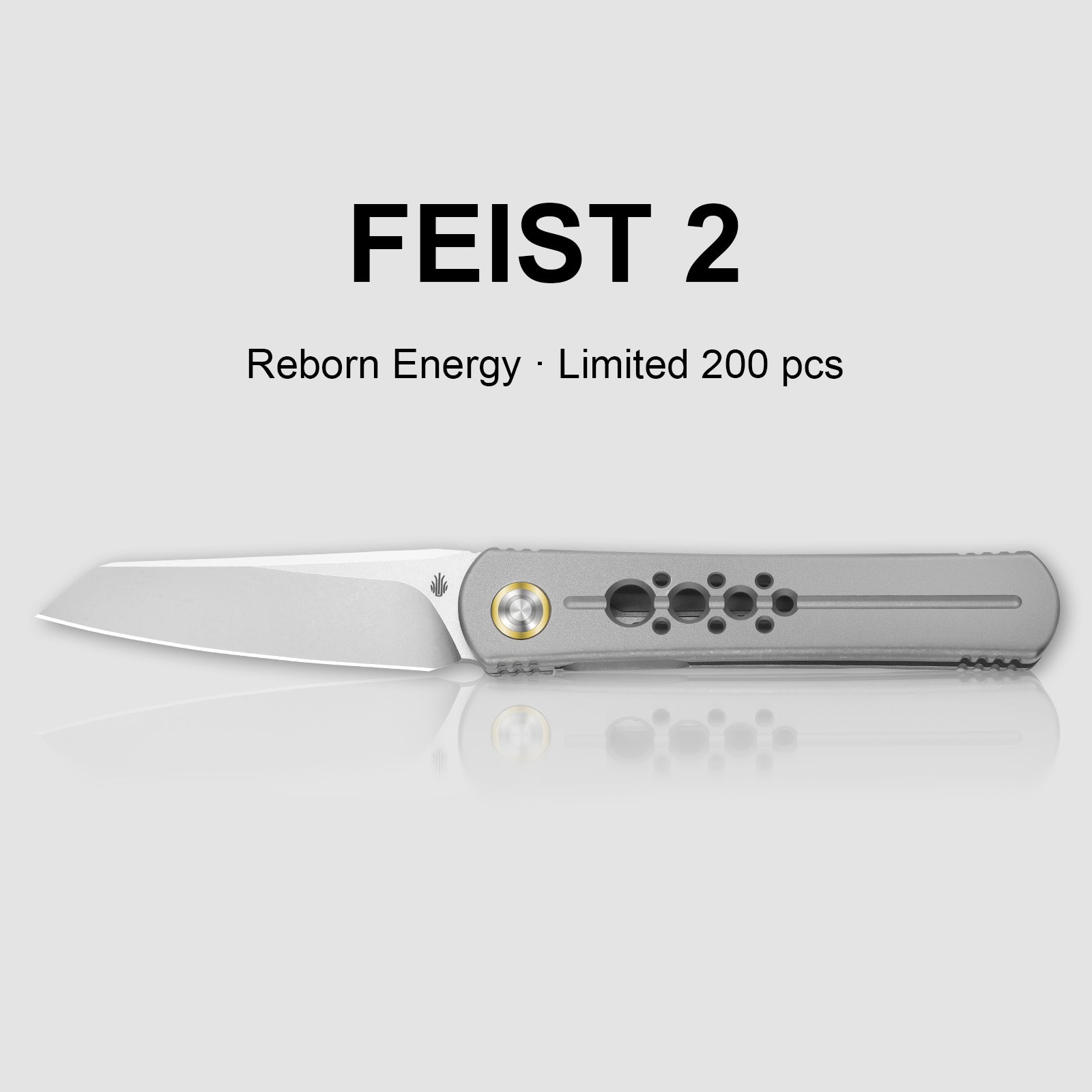 Feist 2 | M390 | Titanium | ZX-3499.2A1 | Limited | KIZERX®