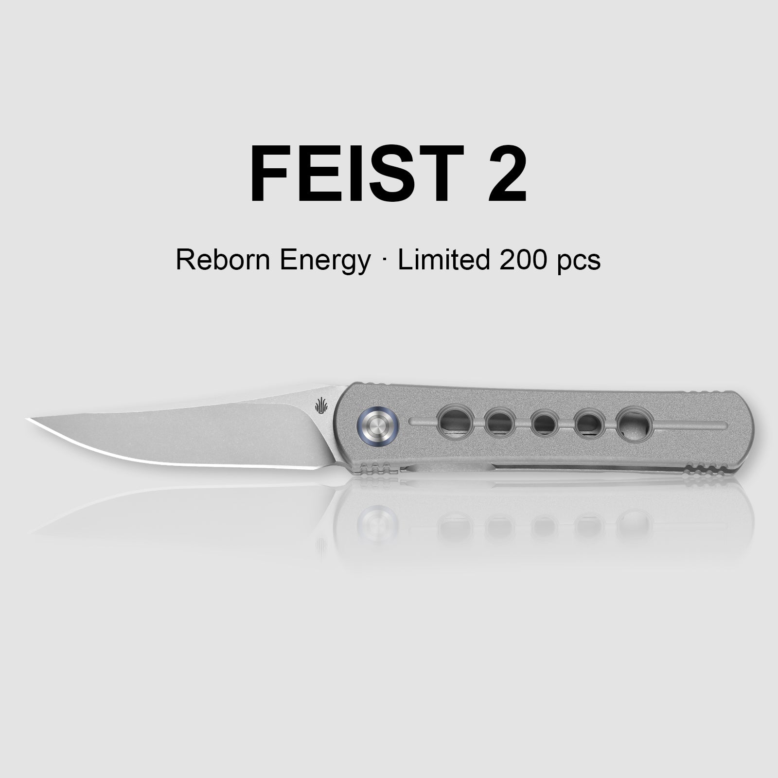 Feist 2 | M390 | Titanium| Limited | KIZERX® 3499.2A2