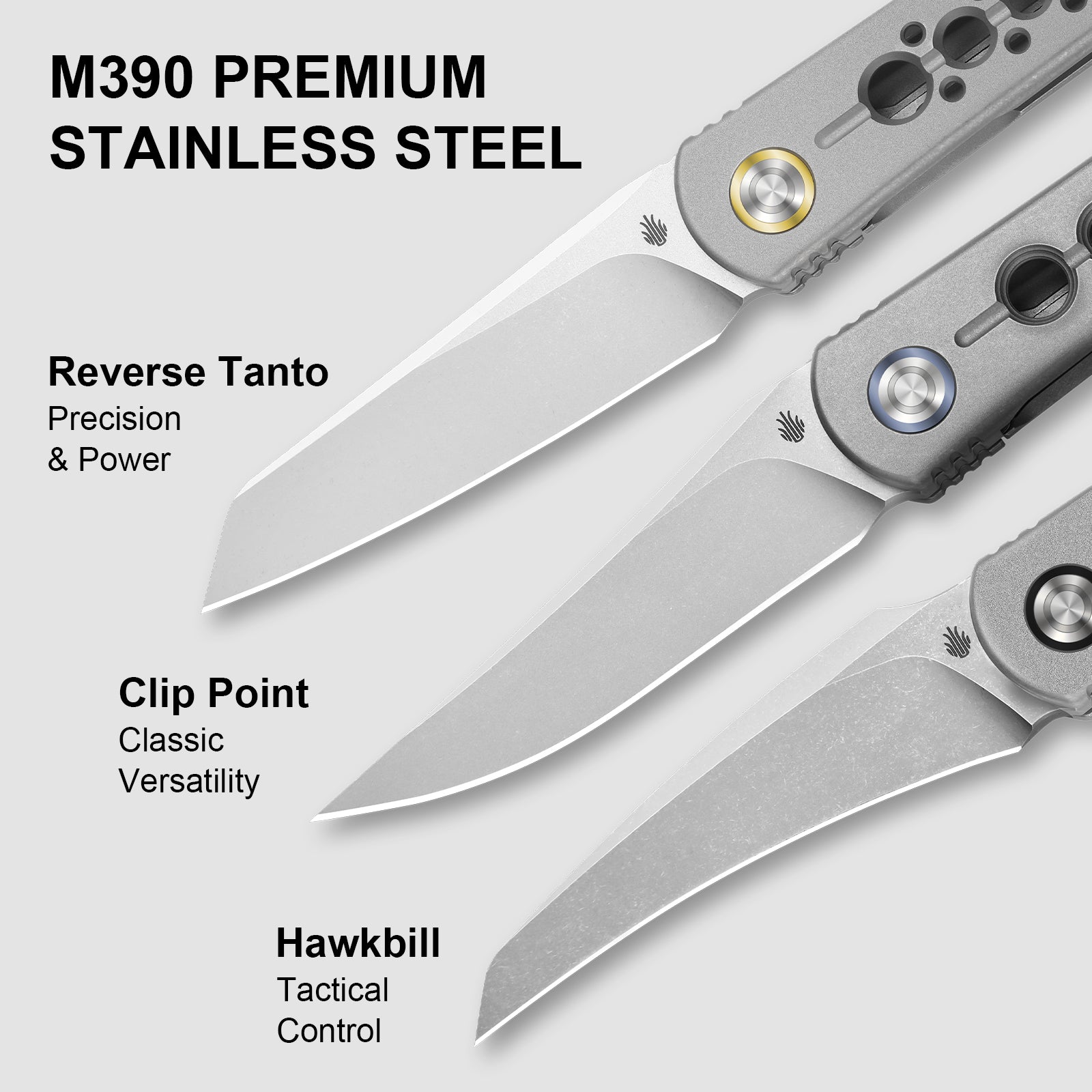 Feist 2 | M390 | Titanium| Limited | KIZERX® 3499.2A2