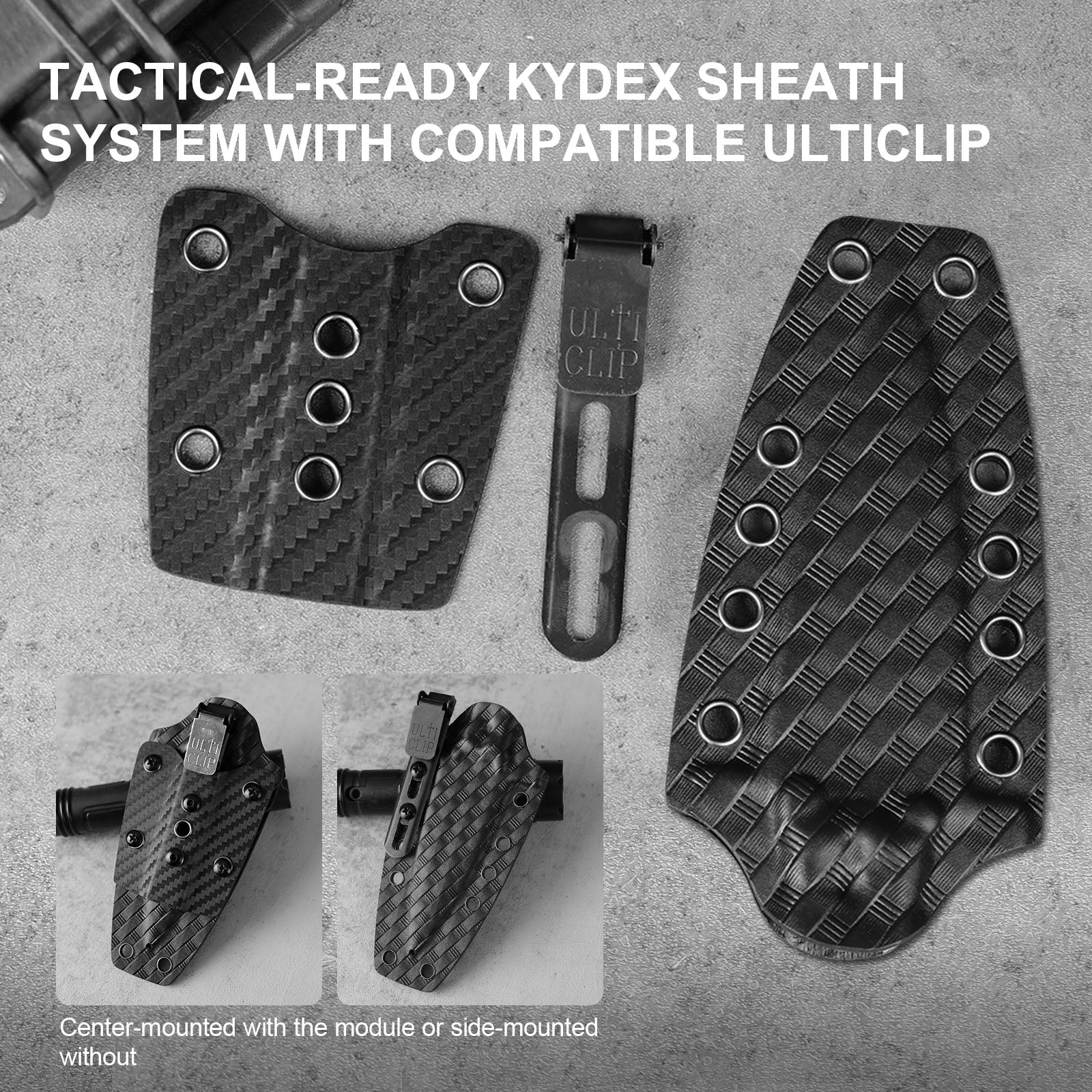 NORCROSS | M390 | Carbon Fiber | ZX-FB01A1 - Double Edged | KIZERX®