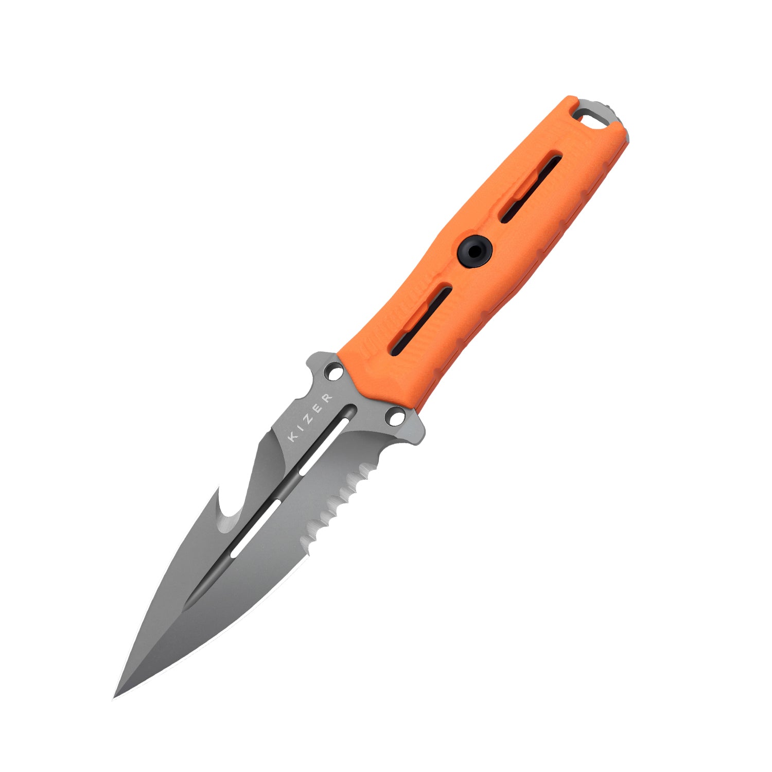 Norcross | Nitro-V | Orange G10 | Double Edged | KizerV™ FB01A5