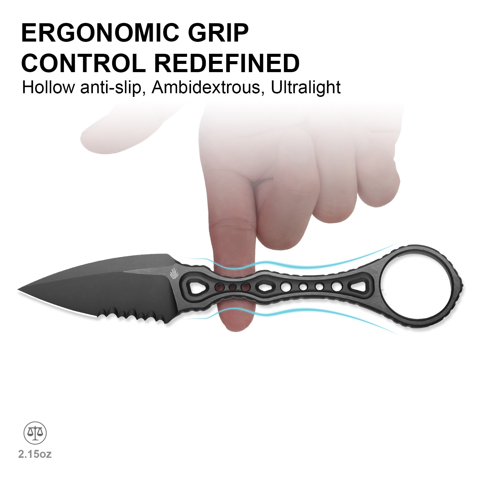 Defensor | M390 | DLC-Ultra | Flat Brushed | Stonewashed | KizerX® FB02A1