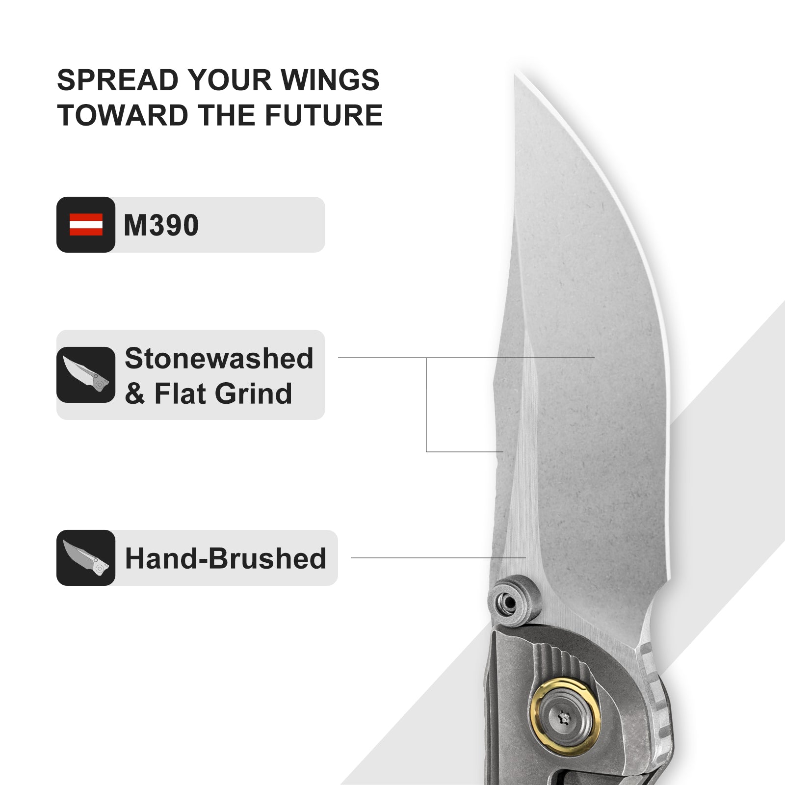 SILVERWING | M390 | Titanium | Limited | ZX-FK01A1 | KIZERX®