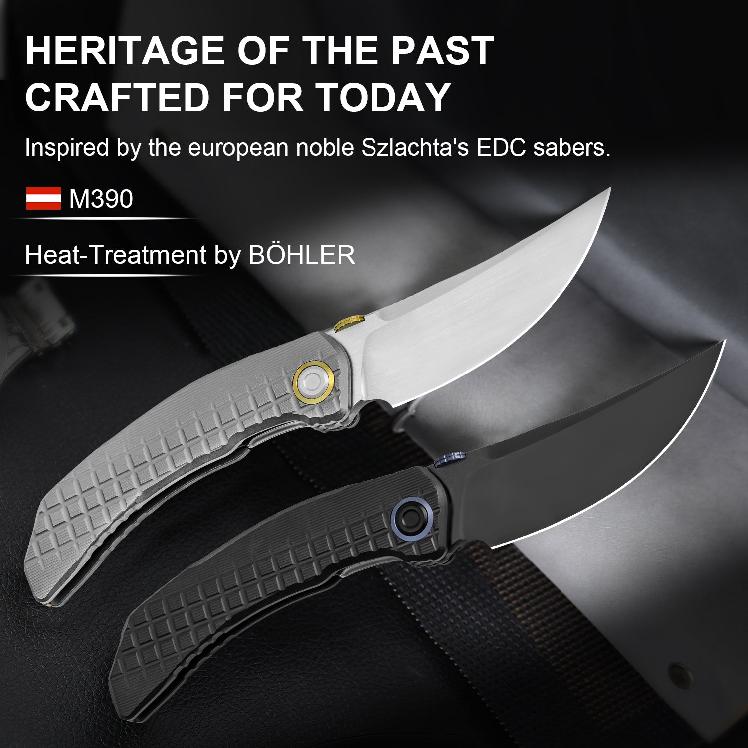 SZLACHTA | M390 | Titanium | ZX-FK02A1 | X Series | KIZERX®