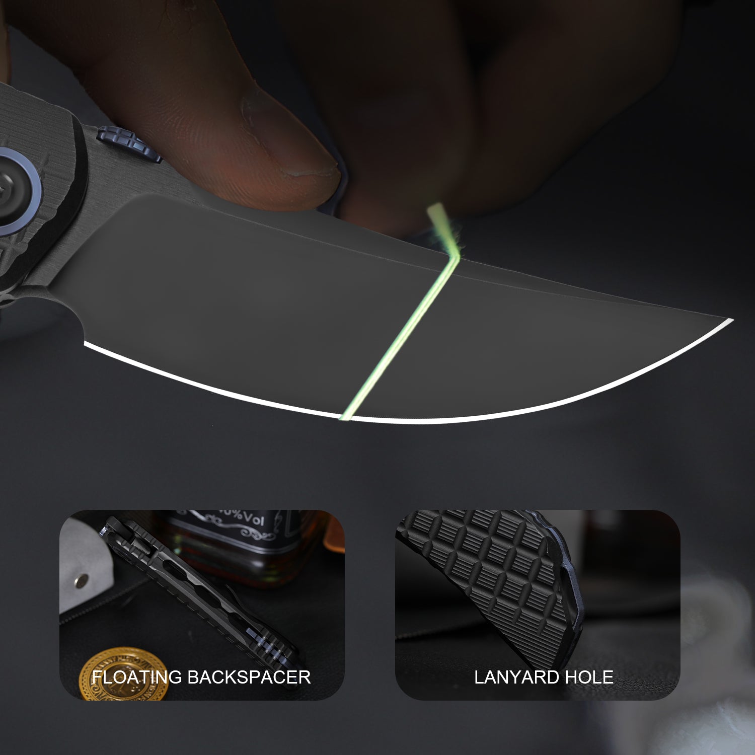 SZLACHTA | M390 | Titanium | ZX-FK02A1 | X Series | KIZERX®