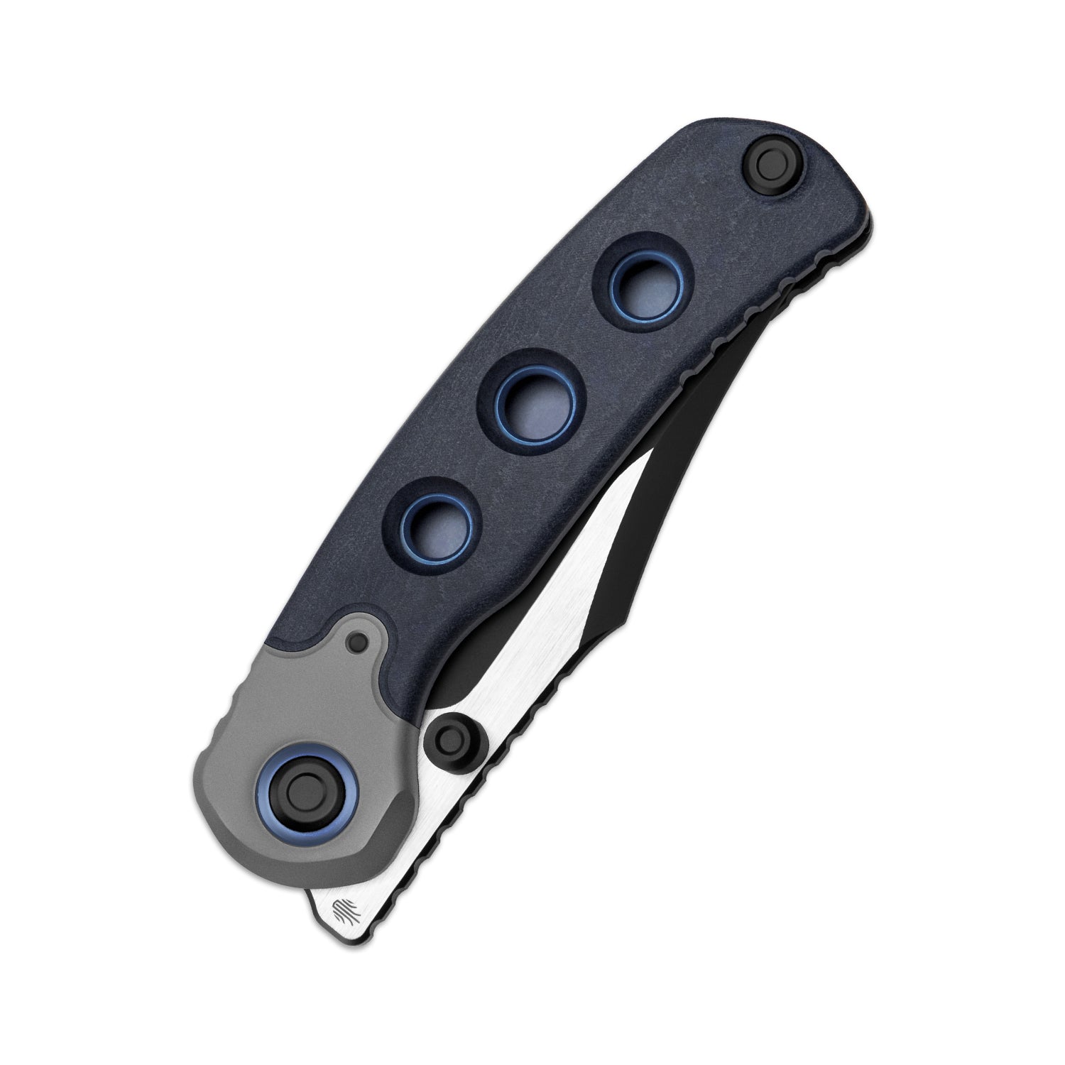 PIONEER | S35VN | Blue Canyon & Titanium | KizerB™ FK03A2