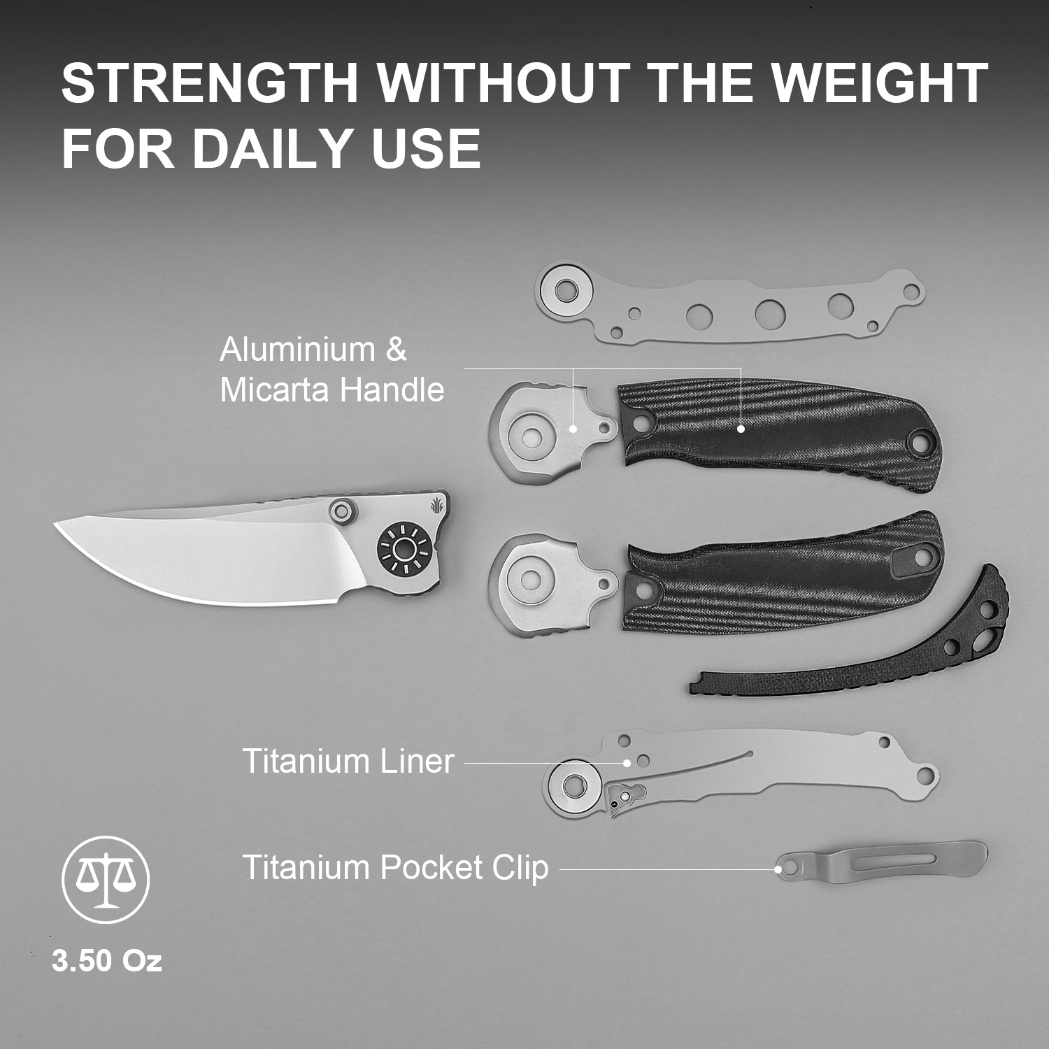 PIONEER | Nitro-V | Aluminum & Micarta | KizerV™ FK03A6