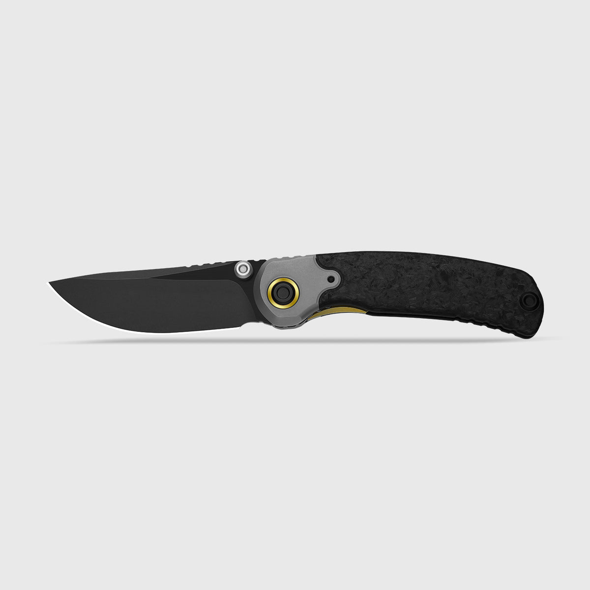 PIONEER | M390 | Titanium & Marble Carbon Fiber | KizerV™ FK03A7