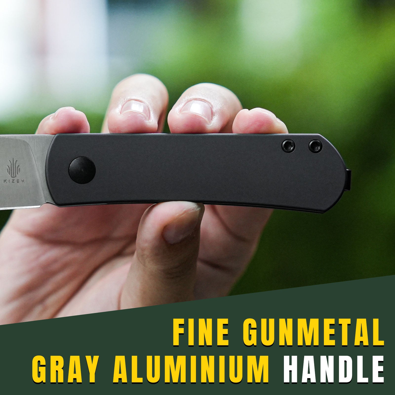 Yorkie | Nitro-V | Aluminum . 2.58 " Satin | KizerV™ 3525A4