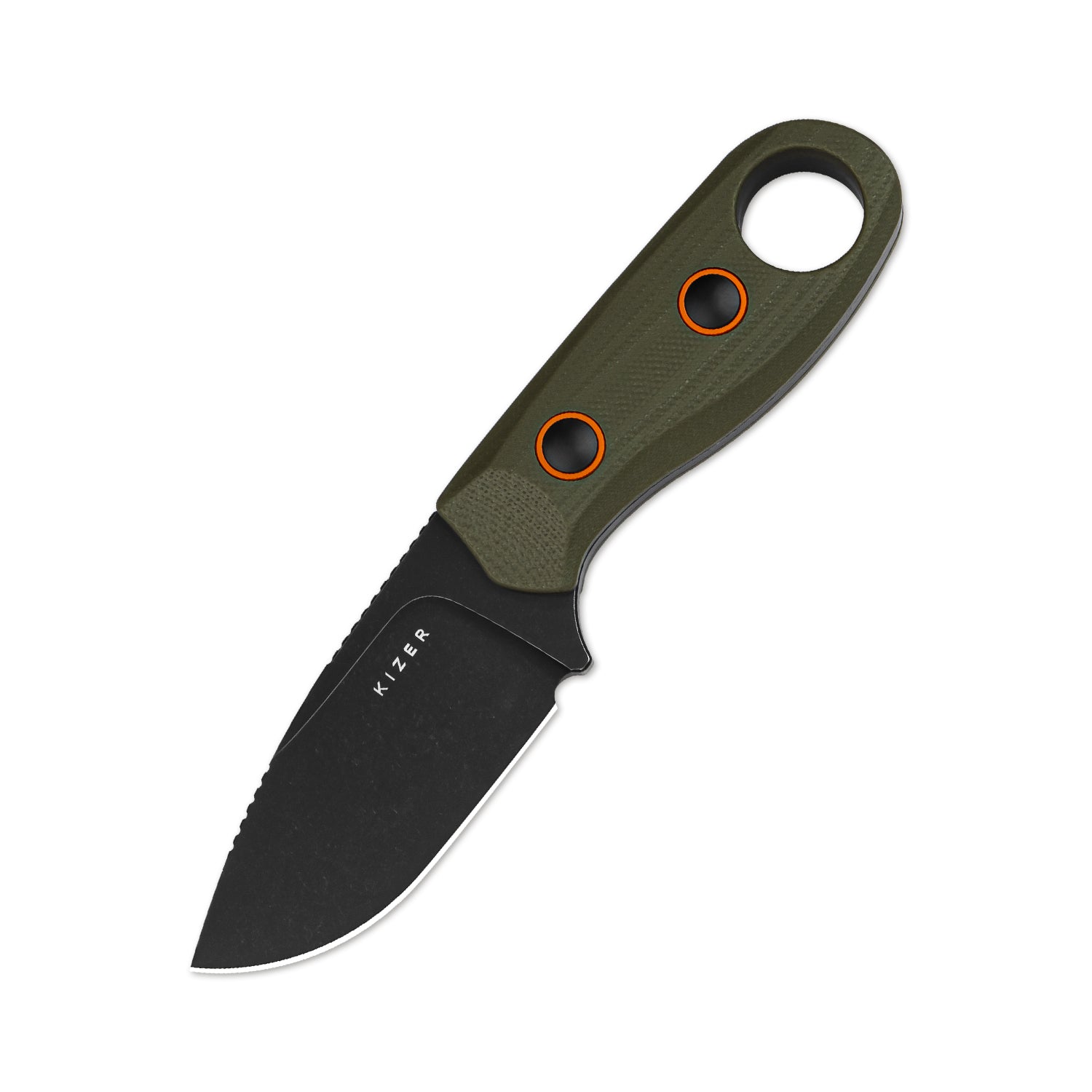 Beaver | D2 | Olive Green G10 | KizerV™ 1078A1