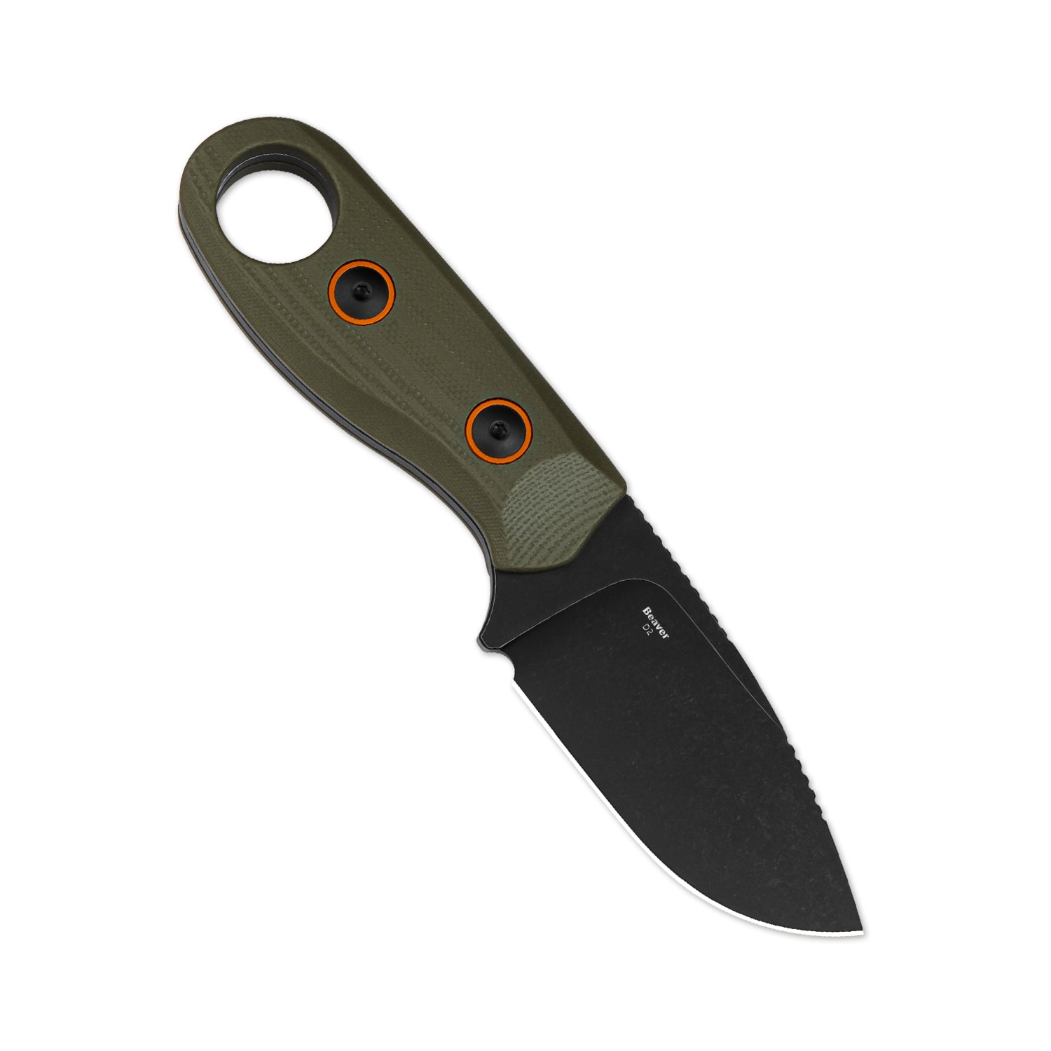 Beaver | D2 | Olive Green G10 | KizerV™ 1078A1