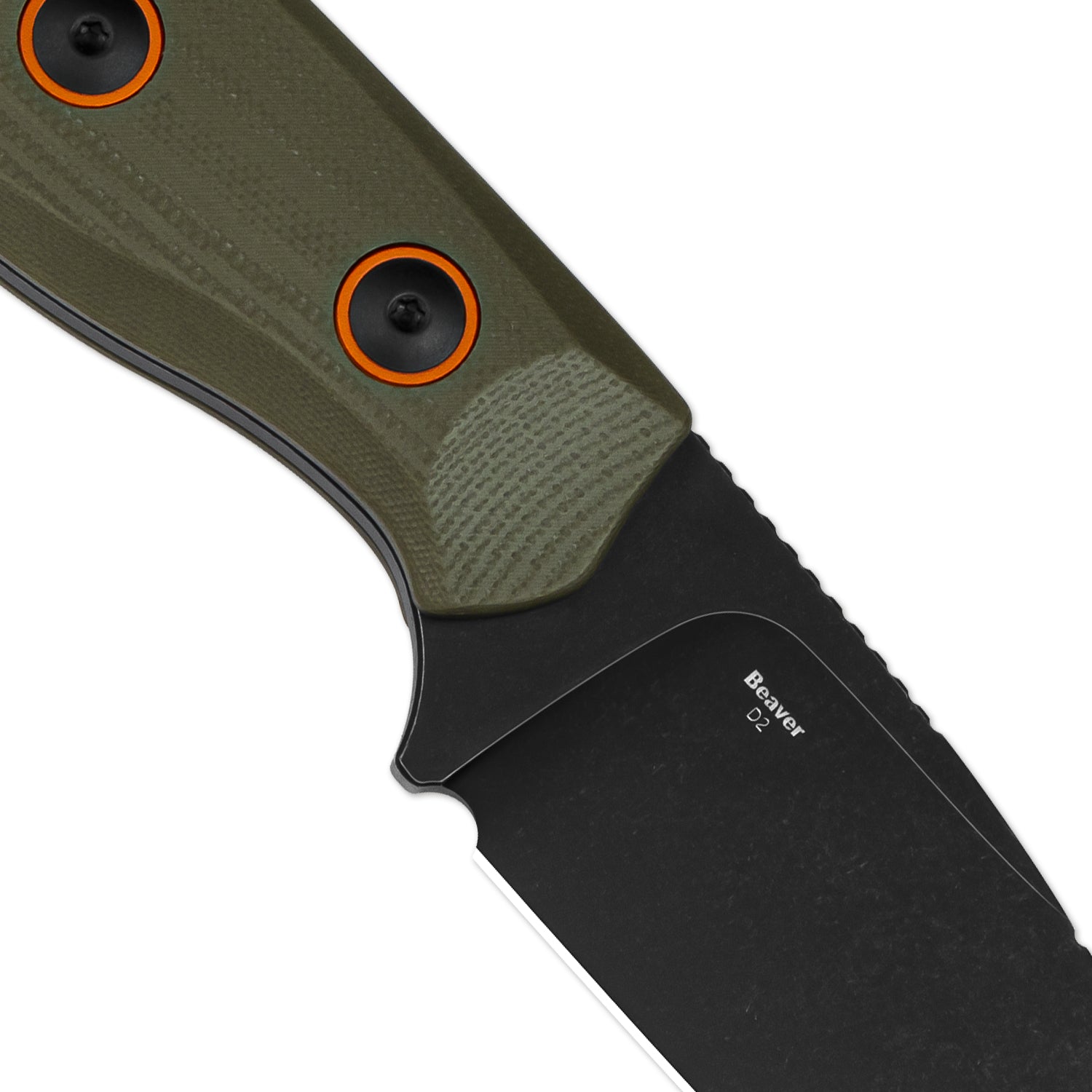 Beaver | D2 | Olive Green G10 | KizerV™ 1078A1