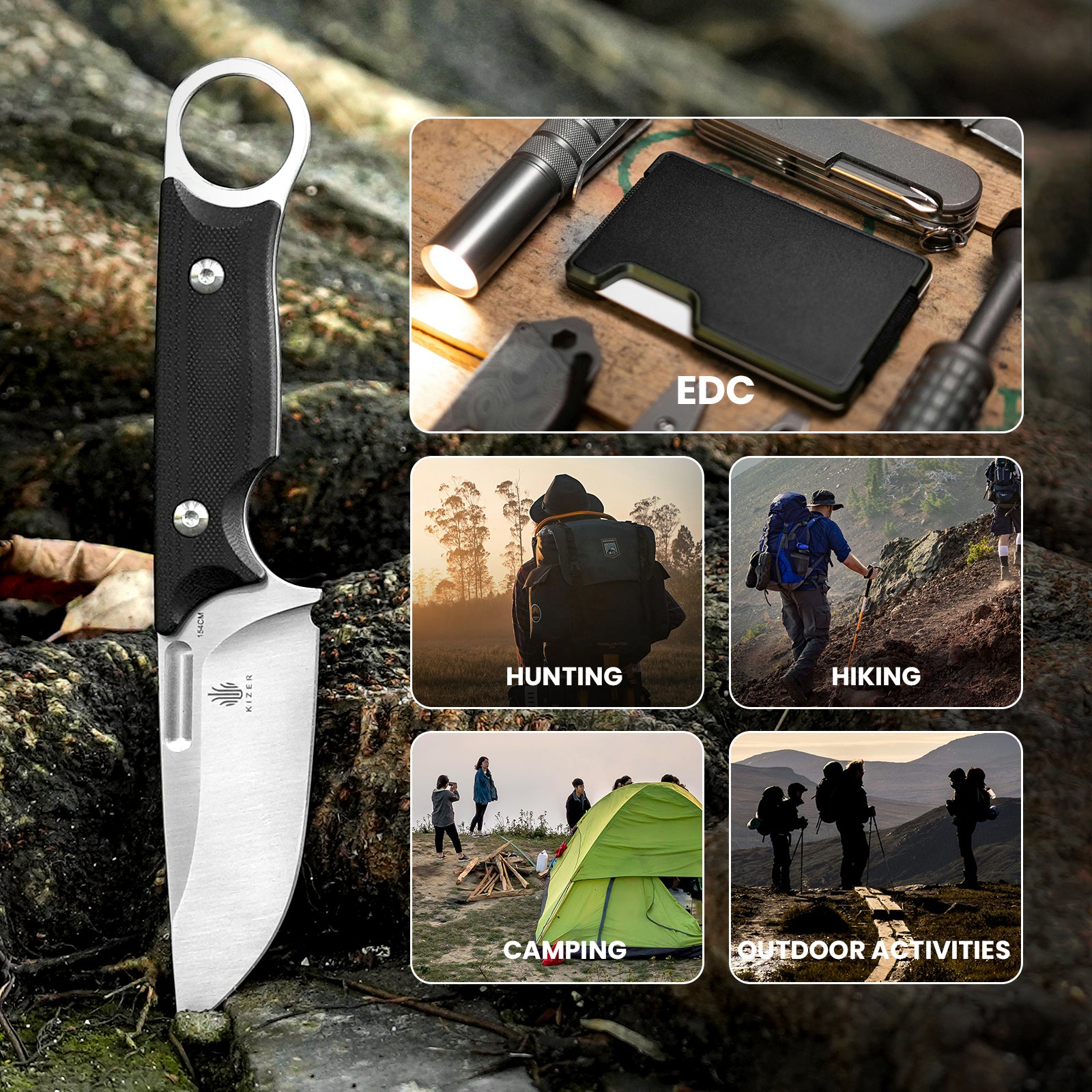 Cabox | 154CM | G10 | KizerV™ 1048C1