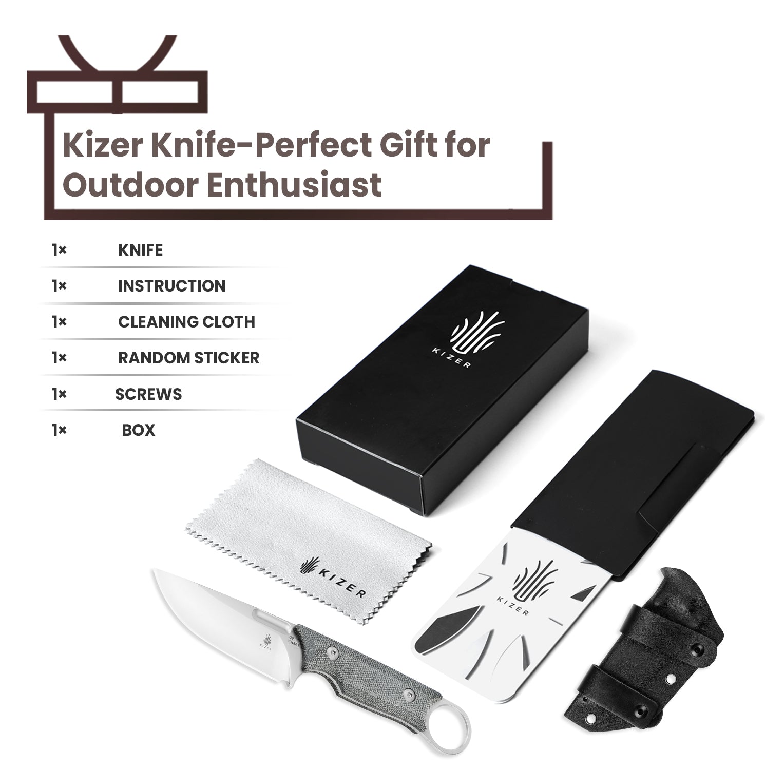 Cabox | D2 | Micarta | KizerV™ 1048A1