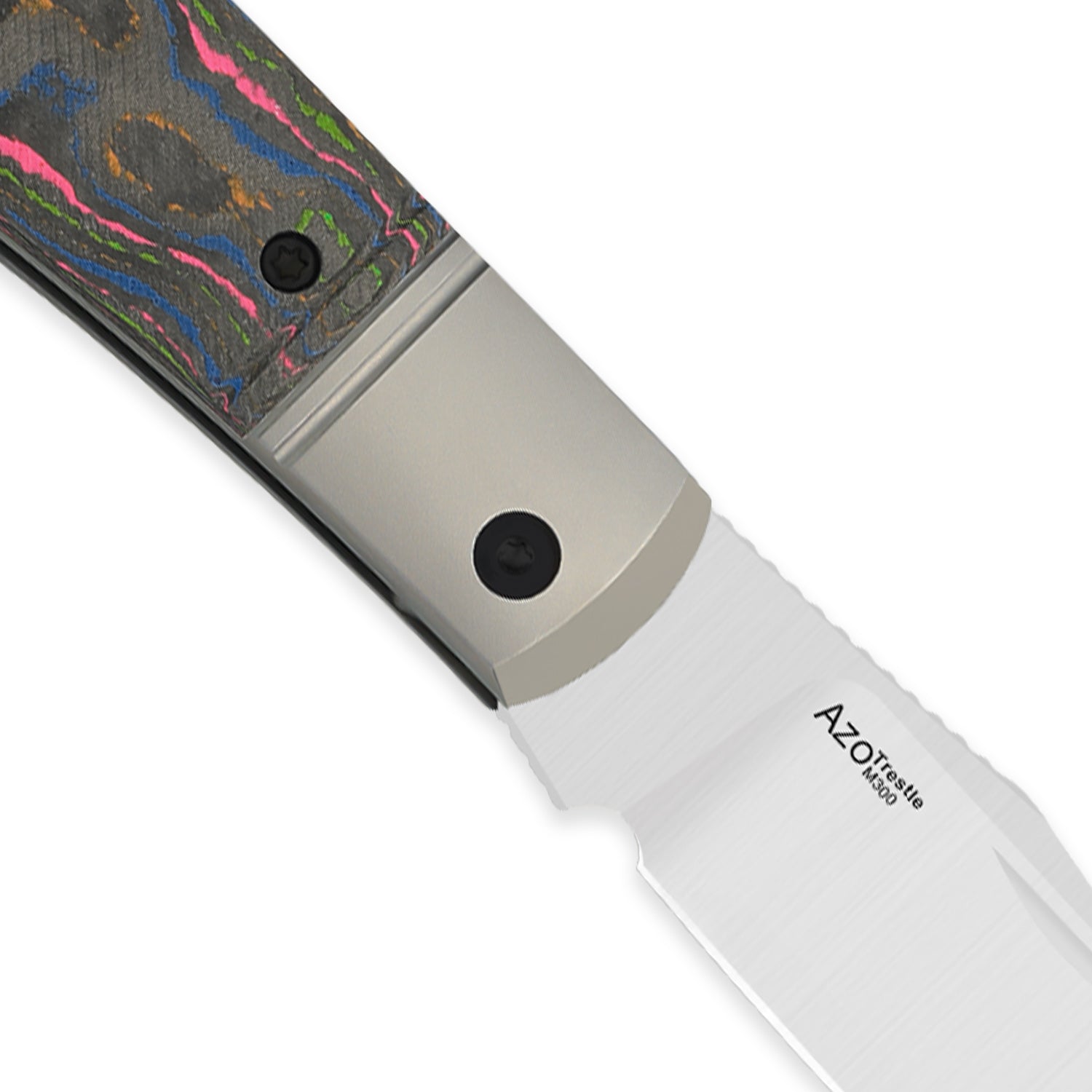 Trestle | M390 | Titanium & Camo 80s | KizerB™ 3761A2