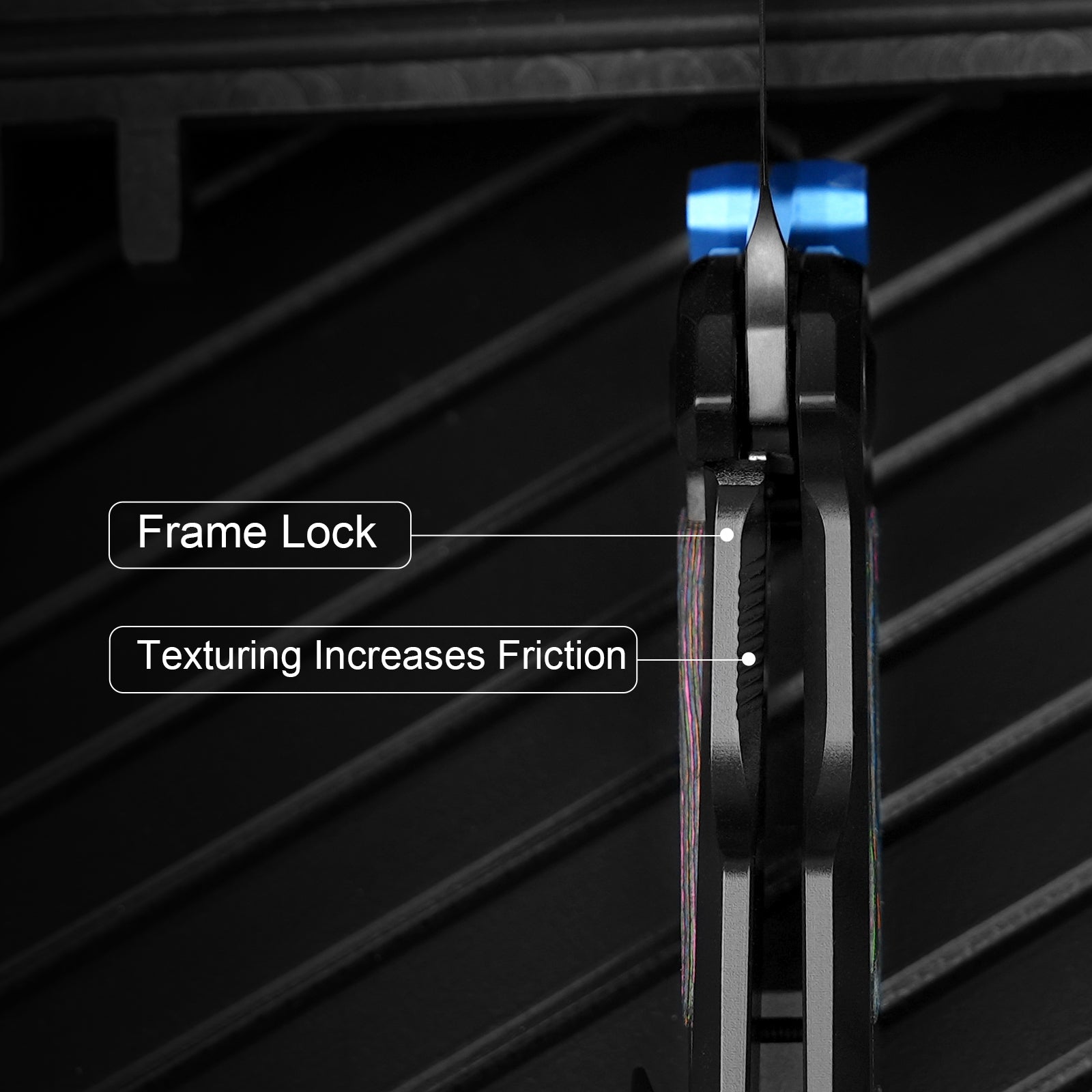 Feweed | S45VN | Titanium(Camo Carbon 80s)| Ki3694A3