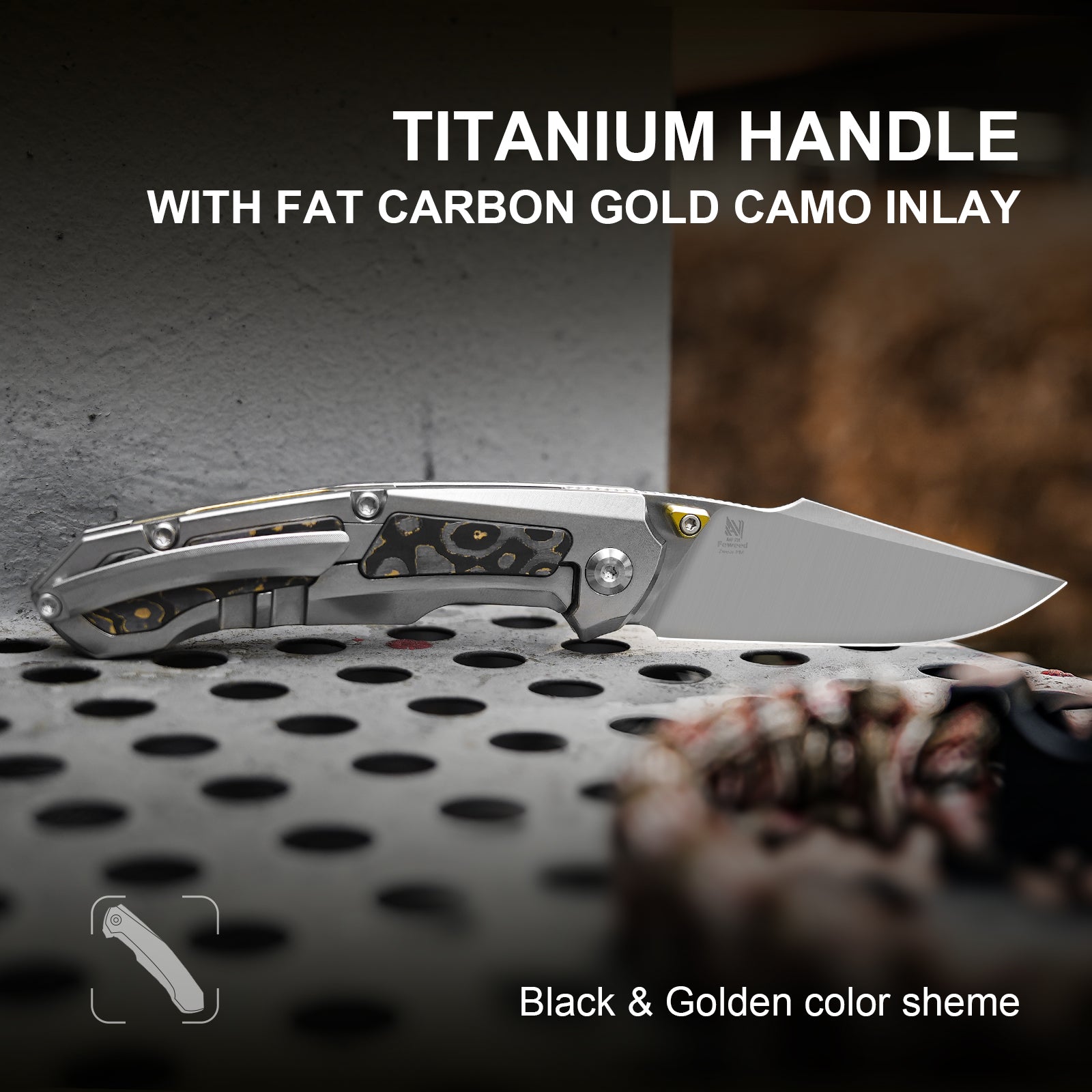 Feweed | Z-Wear PM | Titanium(Camo Carbon Gold)| Ki3694A4