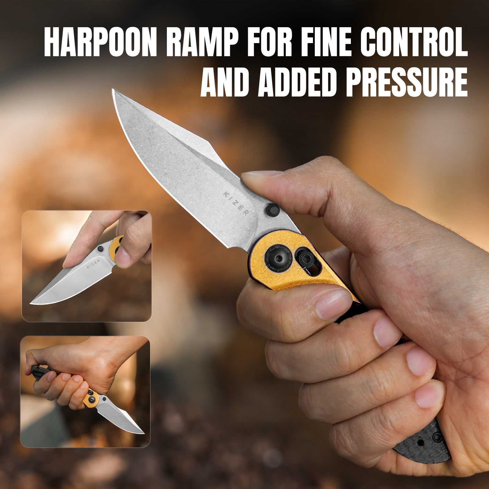 Mini Mystic | Nitro-V | Aluminum+Burlap Micarta | V3636A2