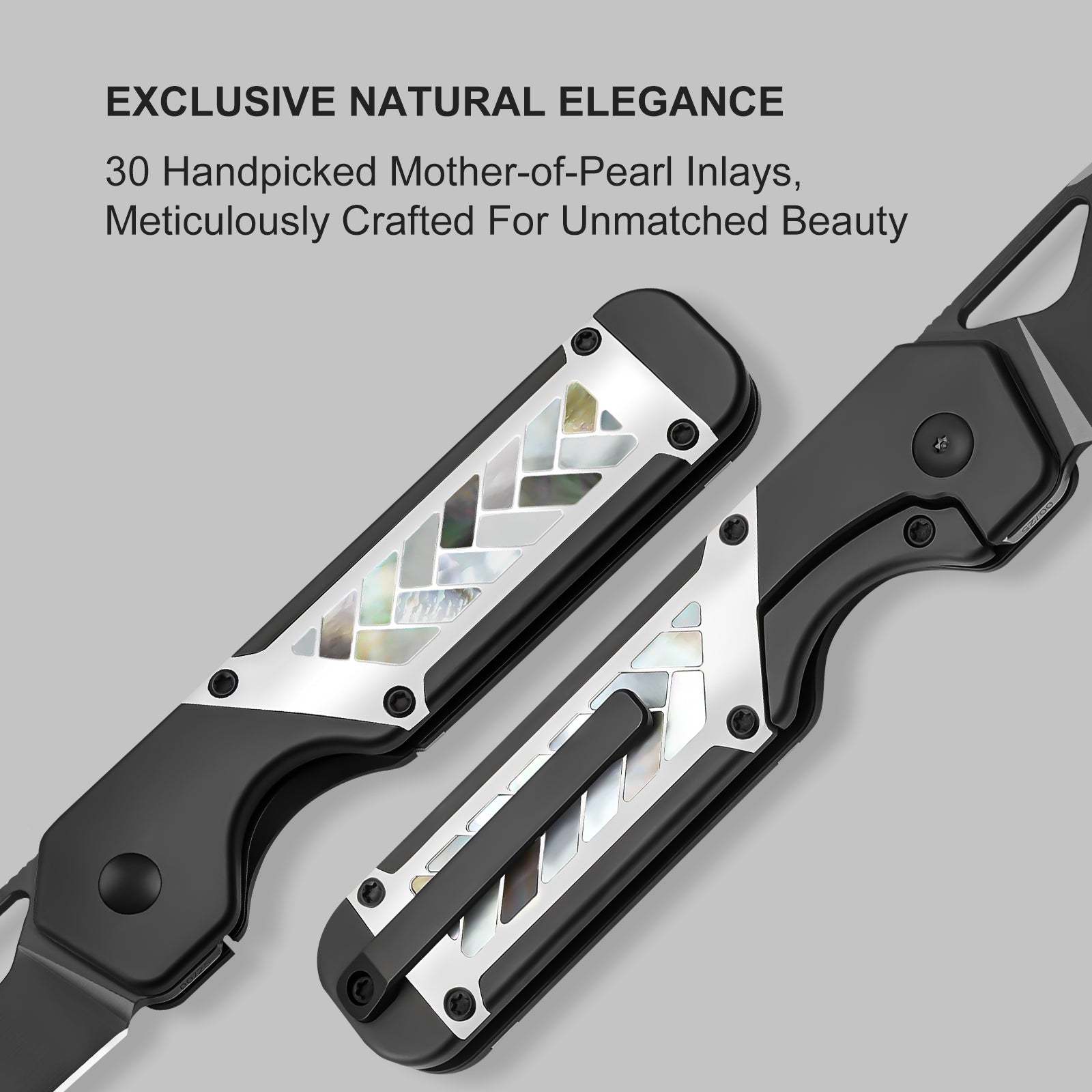 Militaw® | M390 | Titanium & Mother of pearl | Limited 25pcs | Exclusive | KizerB™ 3634A8