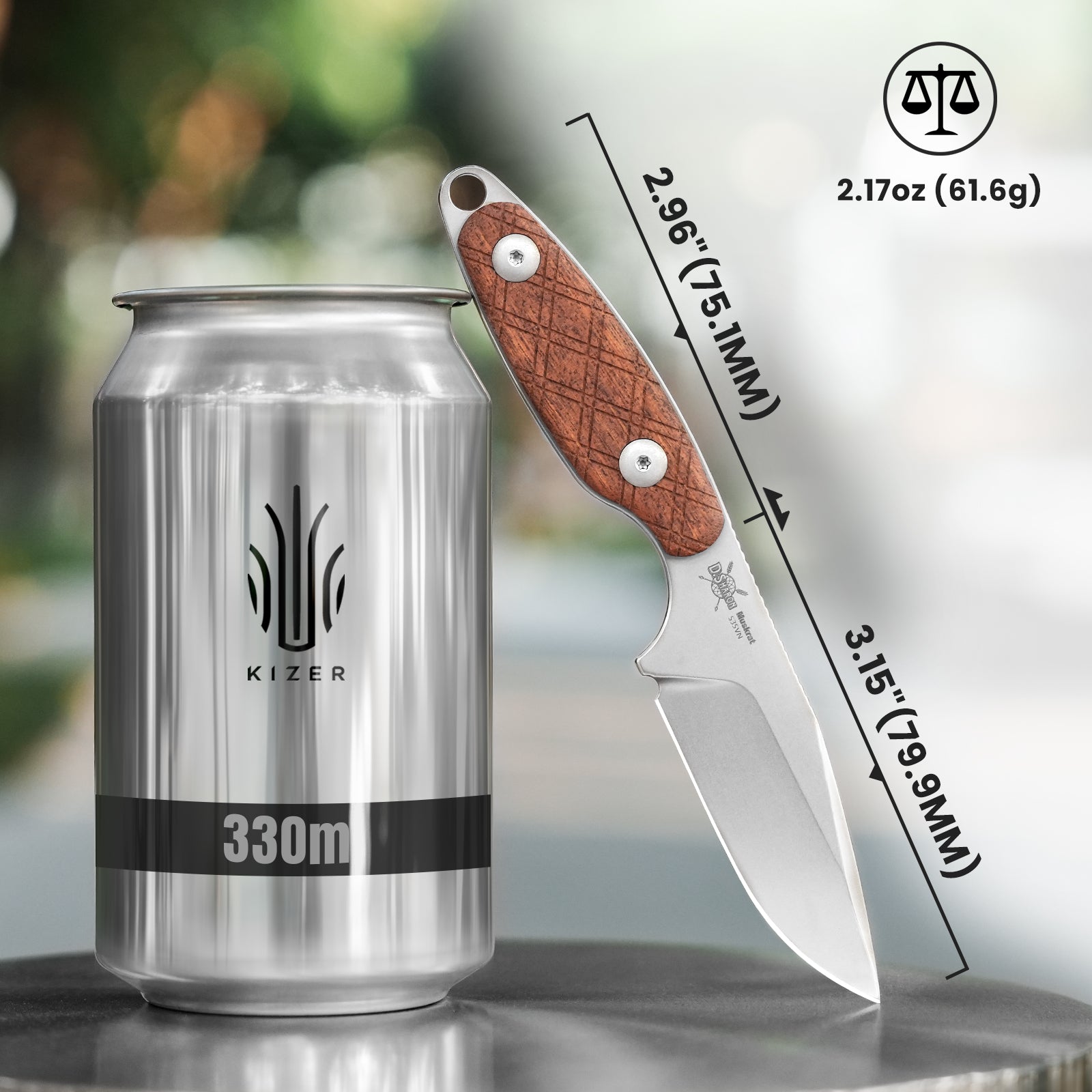 Muskrat | S35VN | Mkuruti | KizerB™ 1064A2