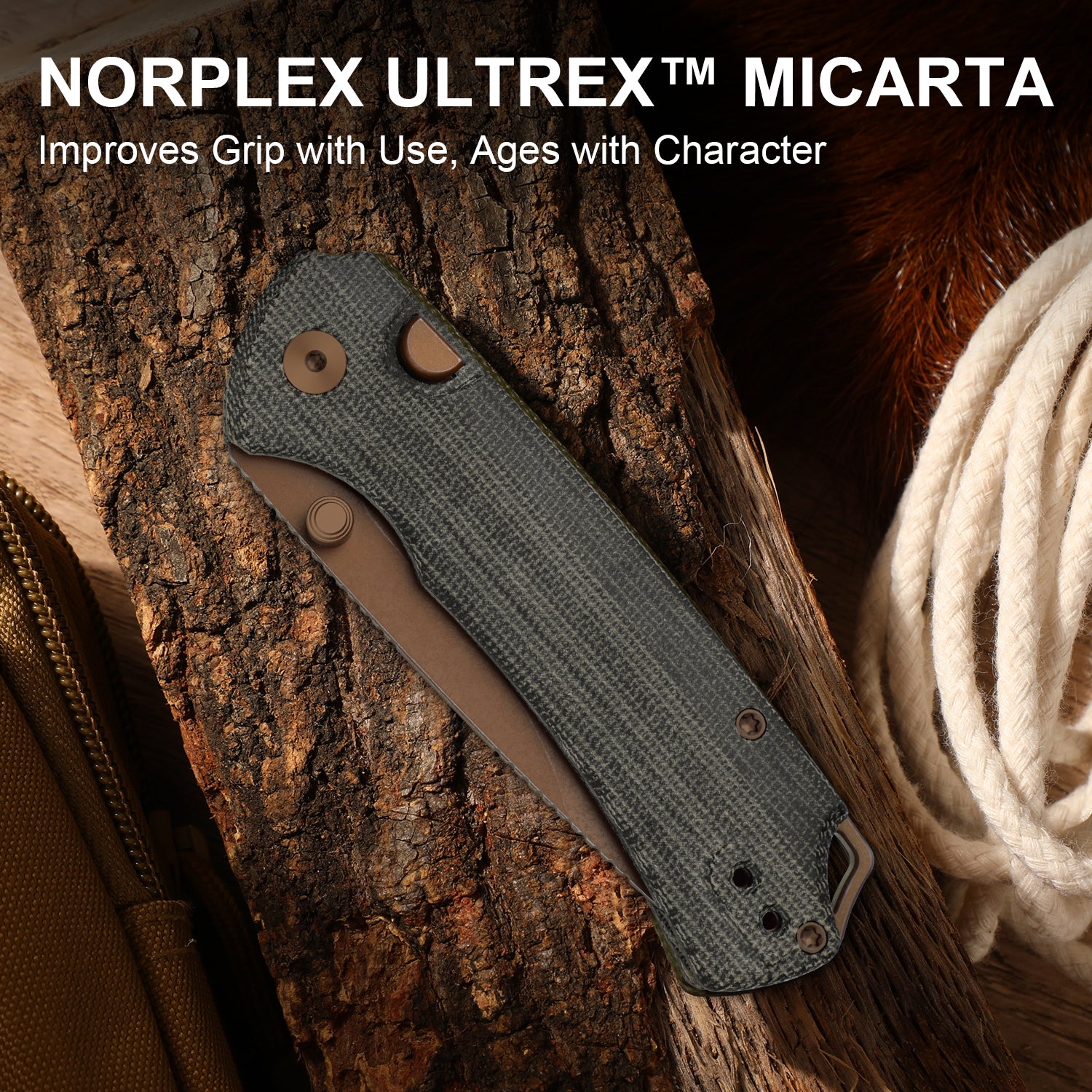 T1 BD | Button Liner Lock™ | Sunset Metal PVD | Nitro-V | Norplex UltreX Micarta | KizerV™ 3490.2BA2