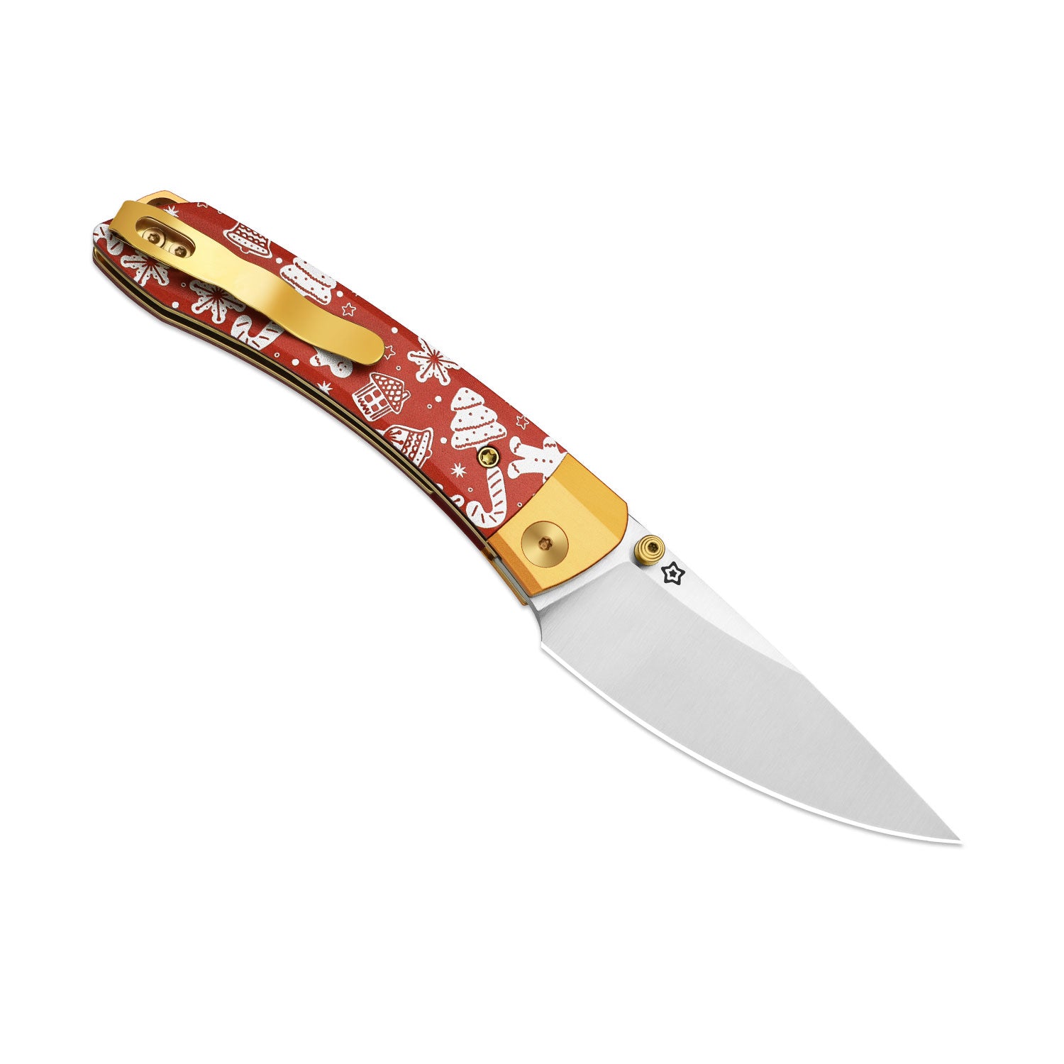 Christmas | Mini MoMo | Nitro-V | Aluminum & Micarta | KizerV™ 3663MC1 | Limited