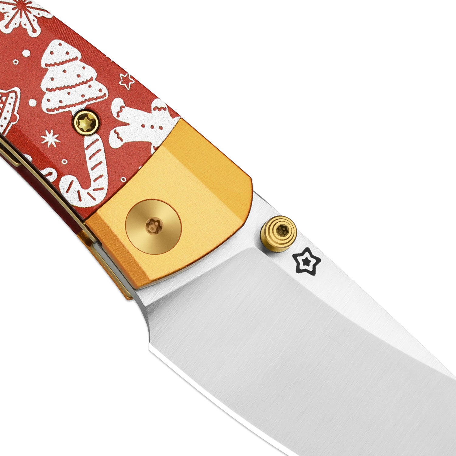 Christmas | Mini MoMo | Nitro-V | Aluminum & Micarta | KizerV™ 3663MC1 | Limited