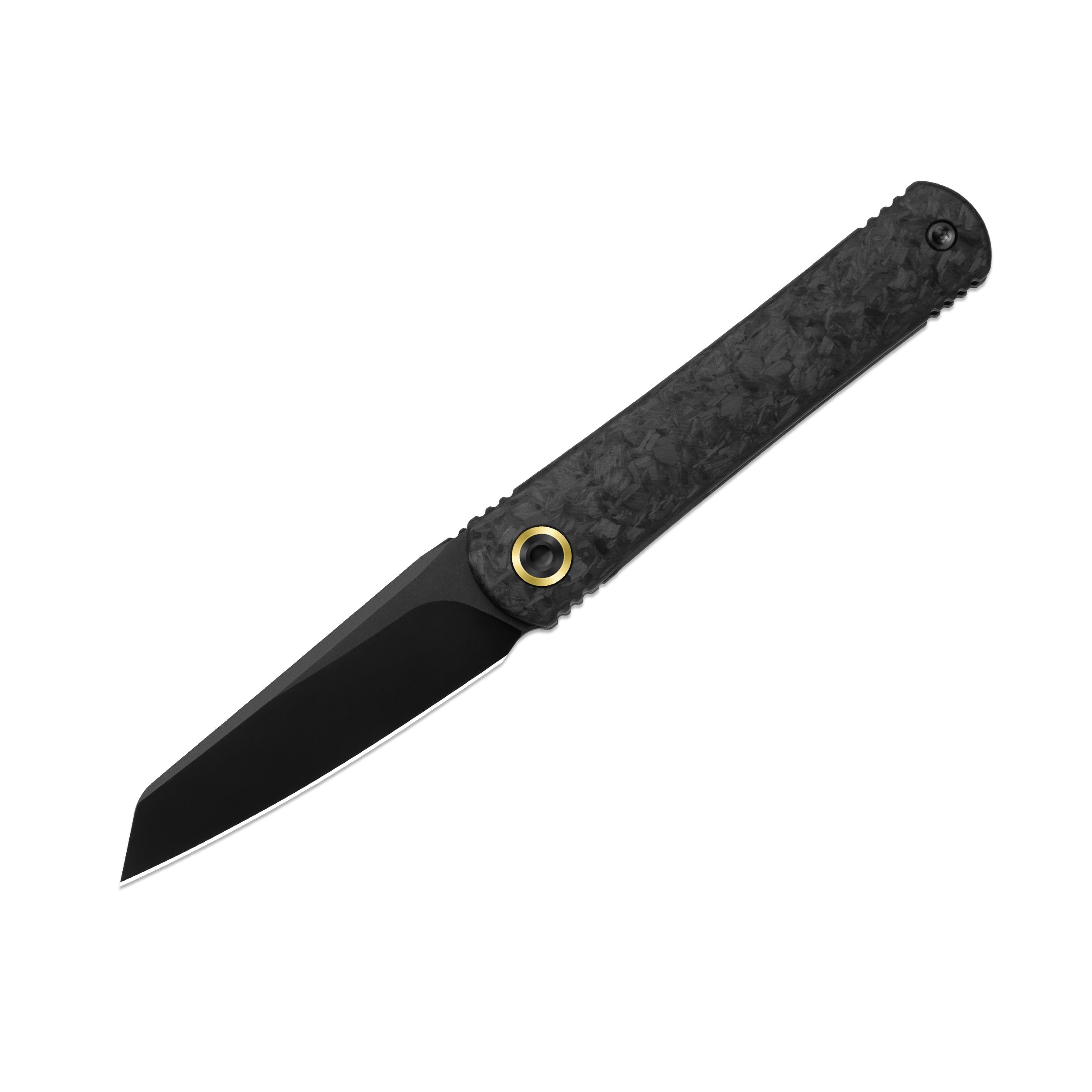 Feist 3 | CPM S90V + Matte DLC Ultra | Reverse Tanto | Titanium (Matte DLC Ultra) & Carbon Fiber | KizerX™ 3499.3A1