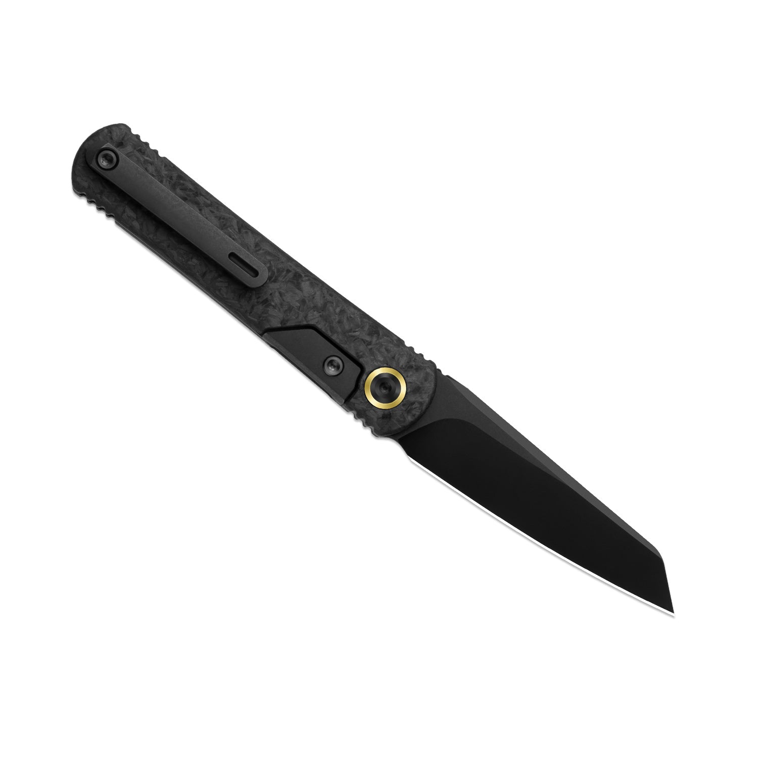 Feist 3 | CPM S90V + Matte DLC Ultra | Reverse Tanto | Titanium (Matte DLC Ultra) & Carbon Fiber | KizerX™ 3499.3A1