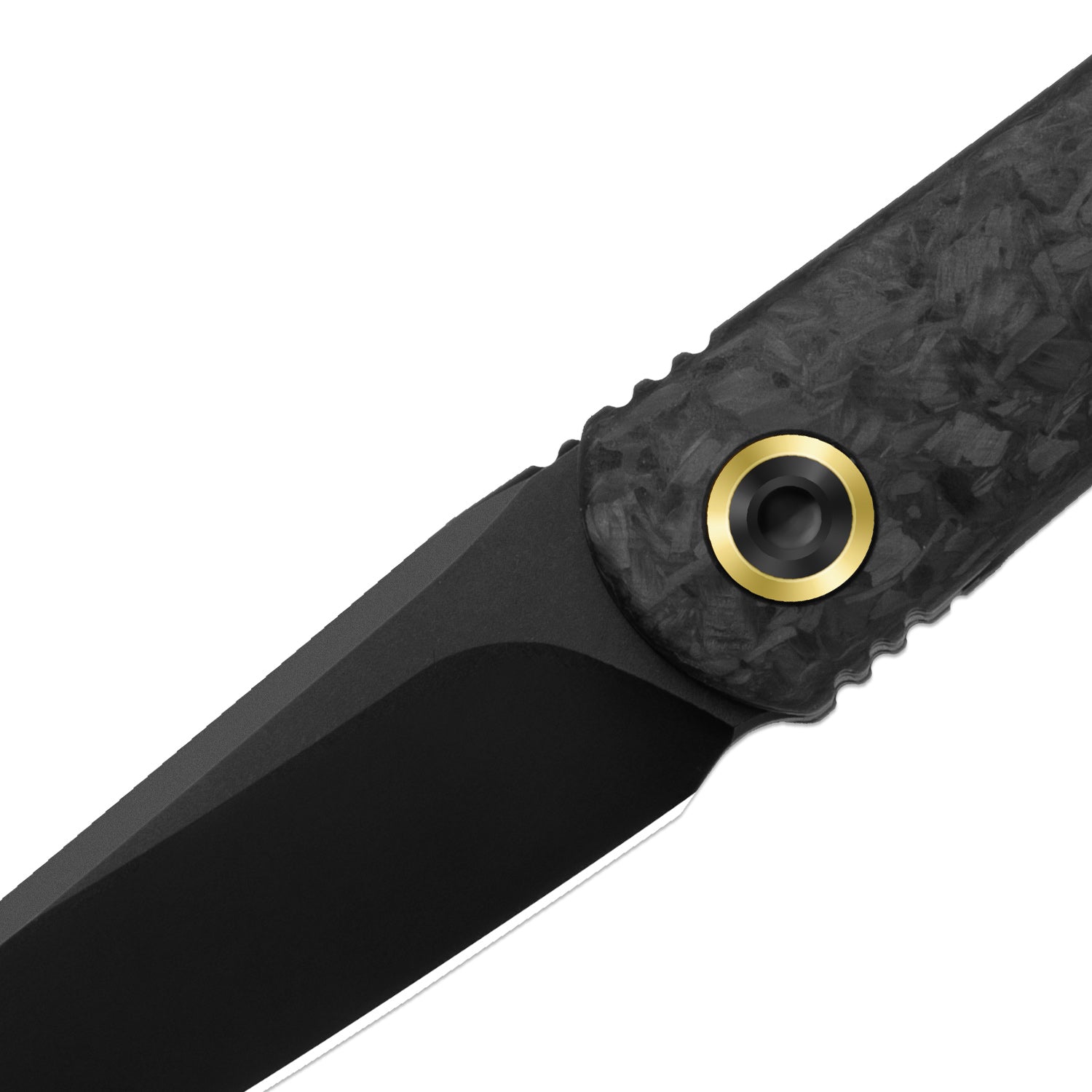 Feist 3 | CPM S90V + Matte DLC Ultra | Reverse Tanto | Titanium (Matte DLC Ultra) & Carbon Fiber | KizerX™ 3499.3A1