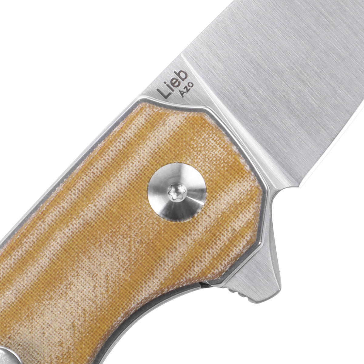 Kizer Lieb Micarta Brown V2541N4 (2.3" Stain)