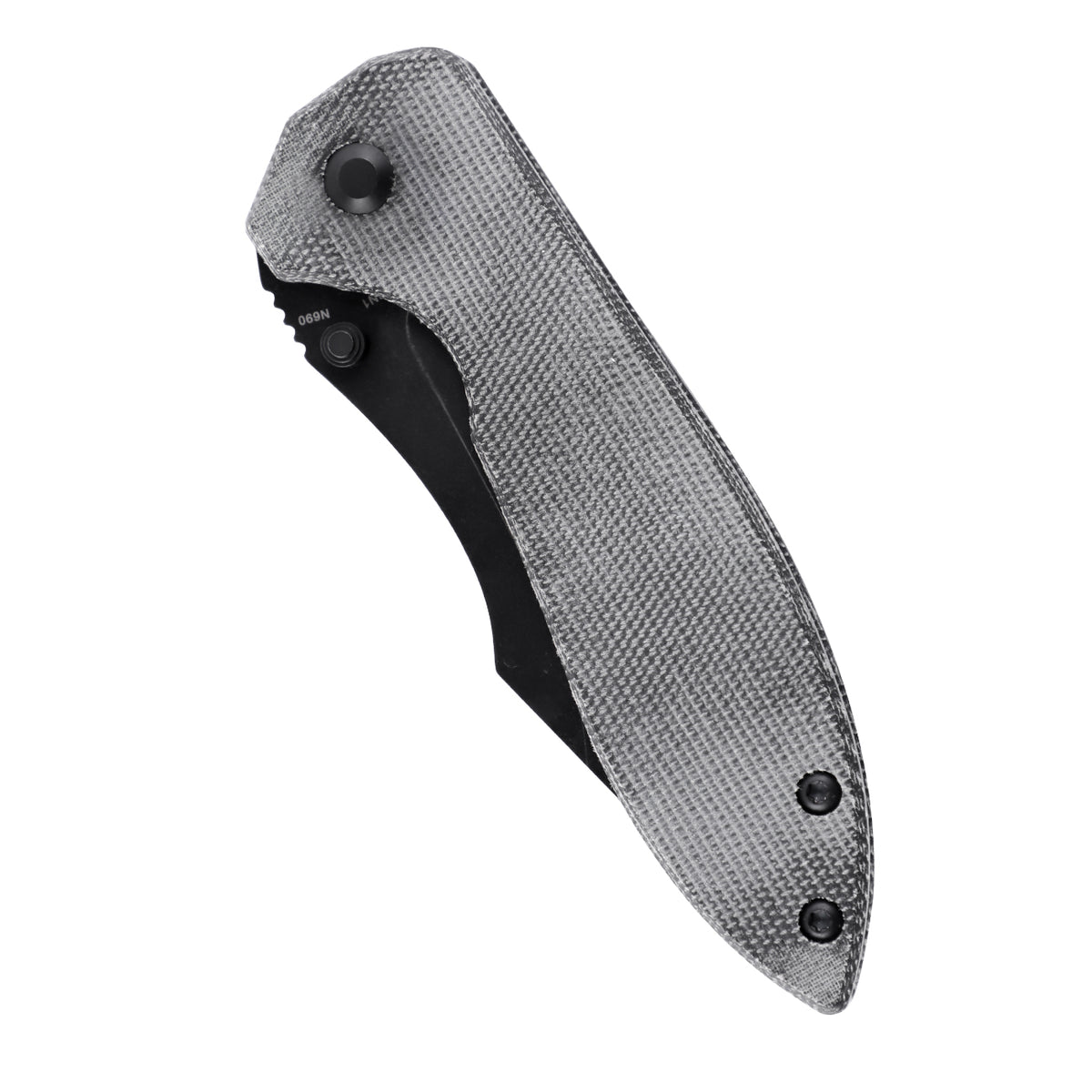 Kizer Pelican mini Micarta Black V4548N1 (3.34" Black stonewash)